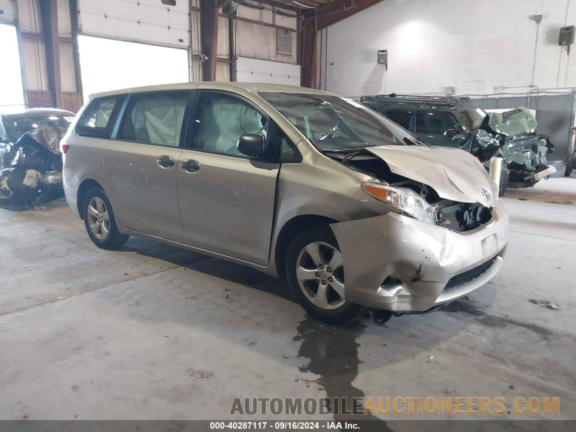 5TDZZ3DC0HS891743 TOYOTA SIENNA 2017