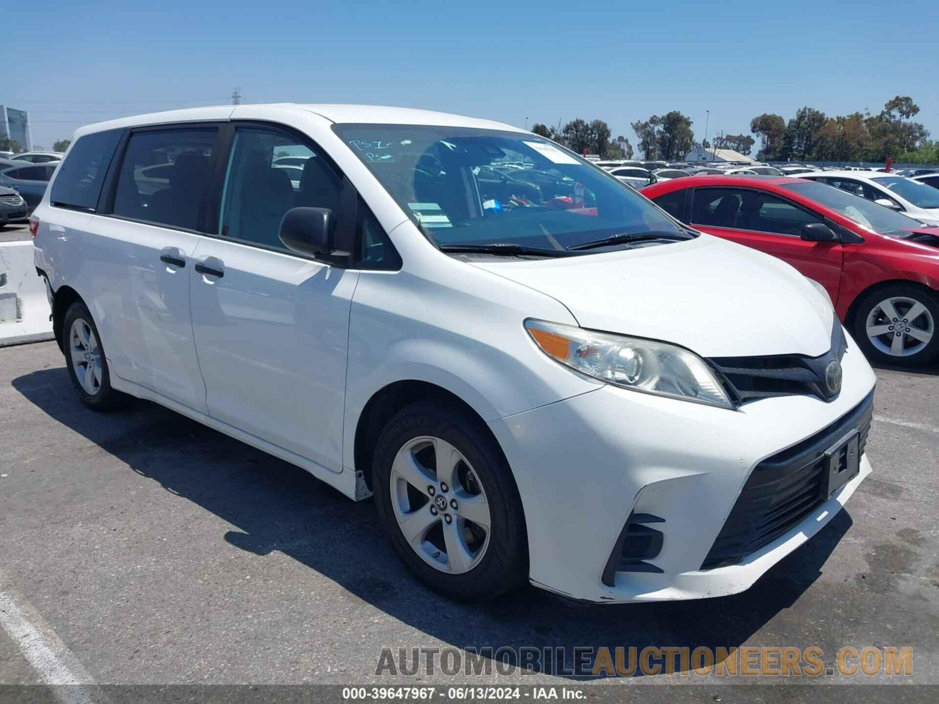 5TDZZ3DC0KS971972 TOYOTA SIENNA 2019