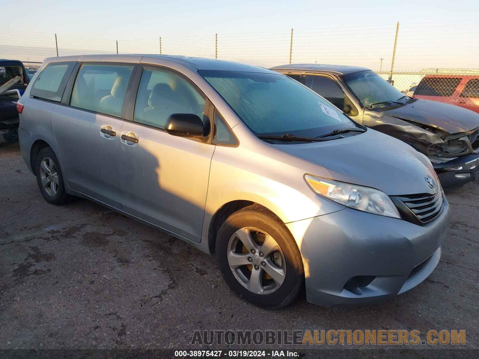 5TDZZ3DC1HS821572 TOYOTA SIENNA 2017