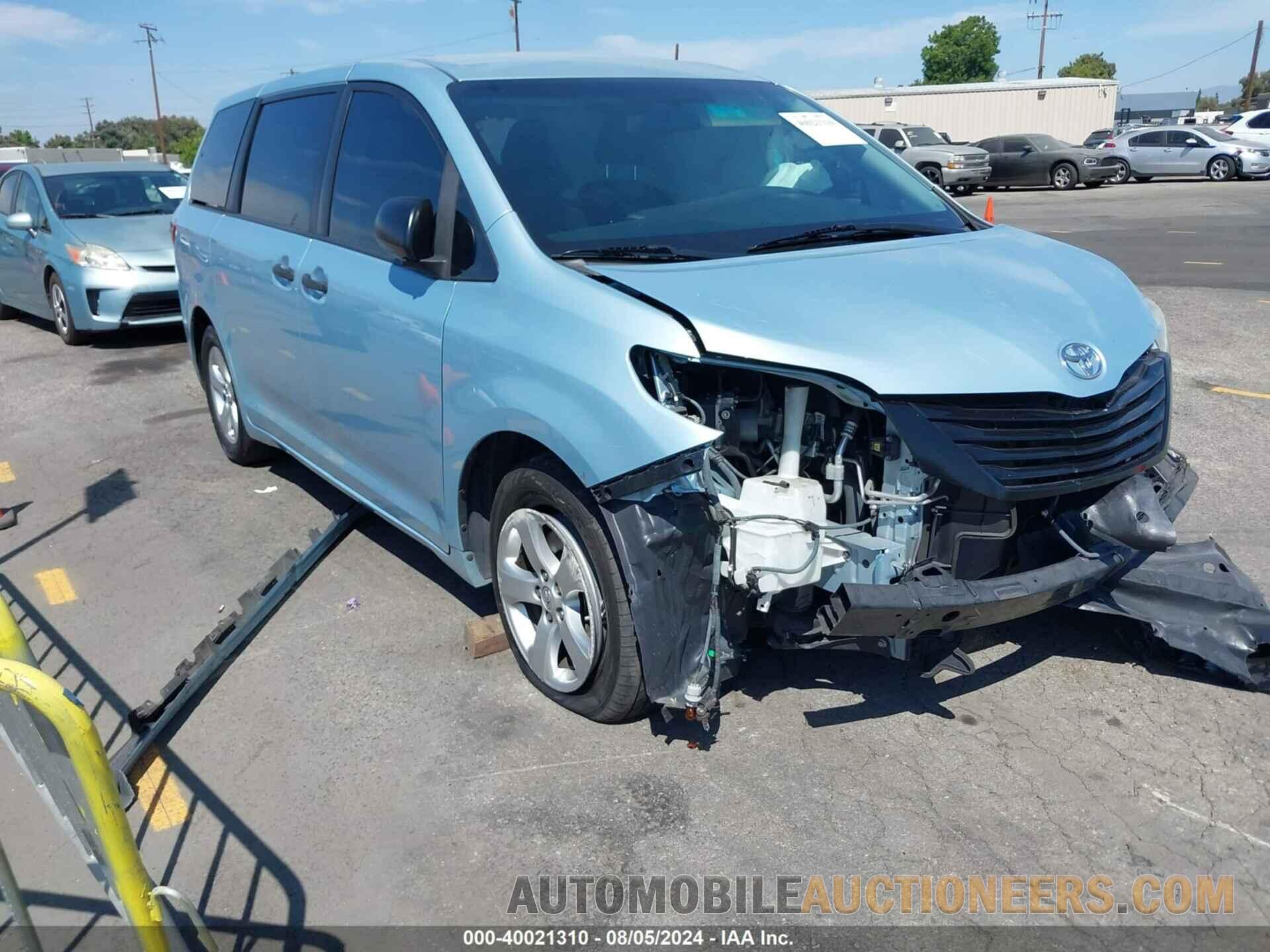 5TDZZ3DC1HS823211 TOYOTA SIENNA 2017