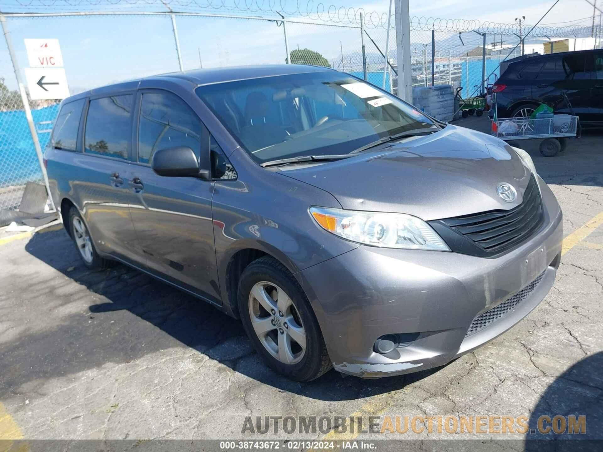 5TDZZ3DC1HS868214 TOYOTA SIENNA 2017