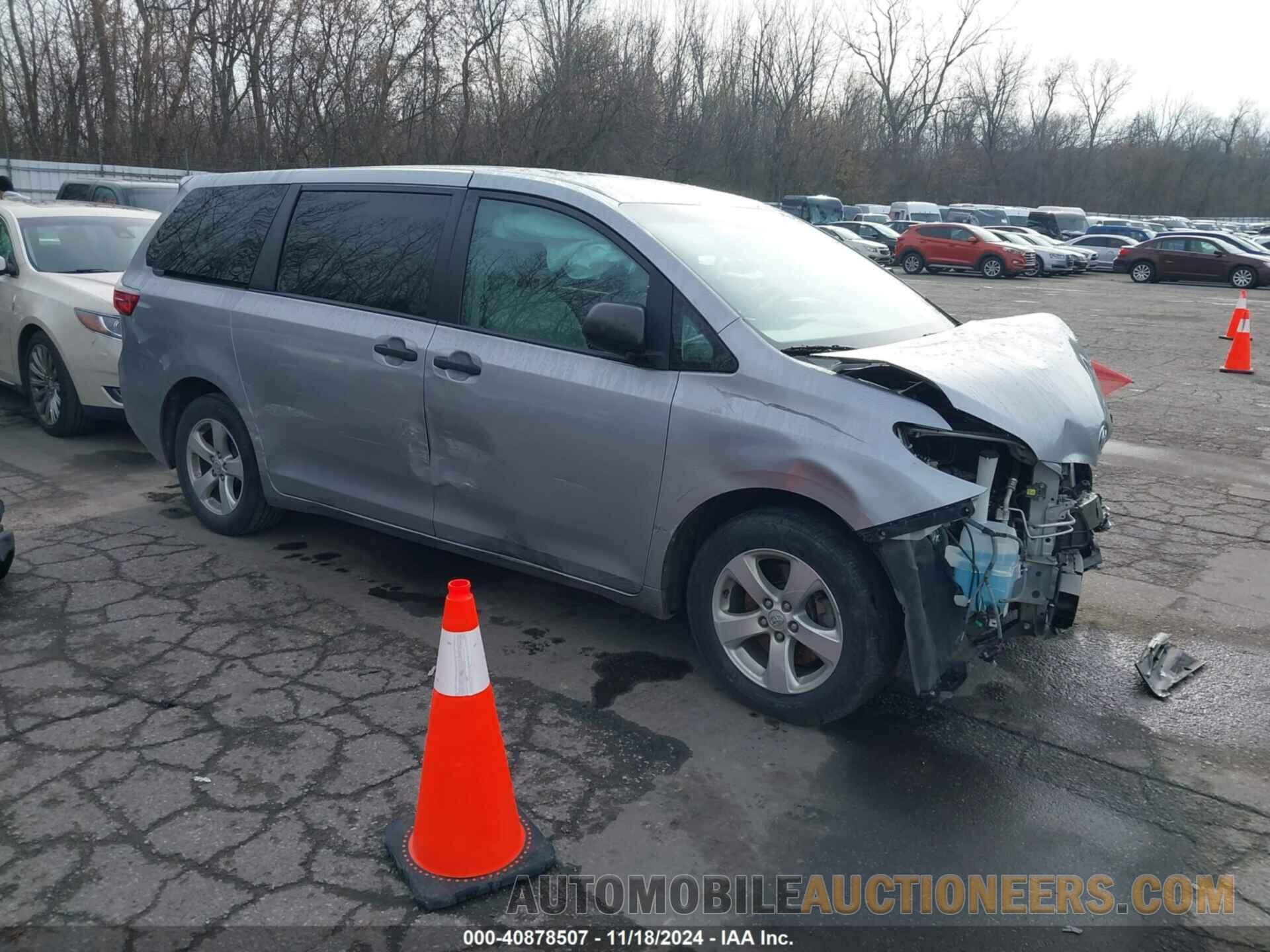 5TDZZ3DC1HS879360 TOYOTA SIENNA 2017