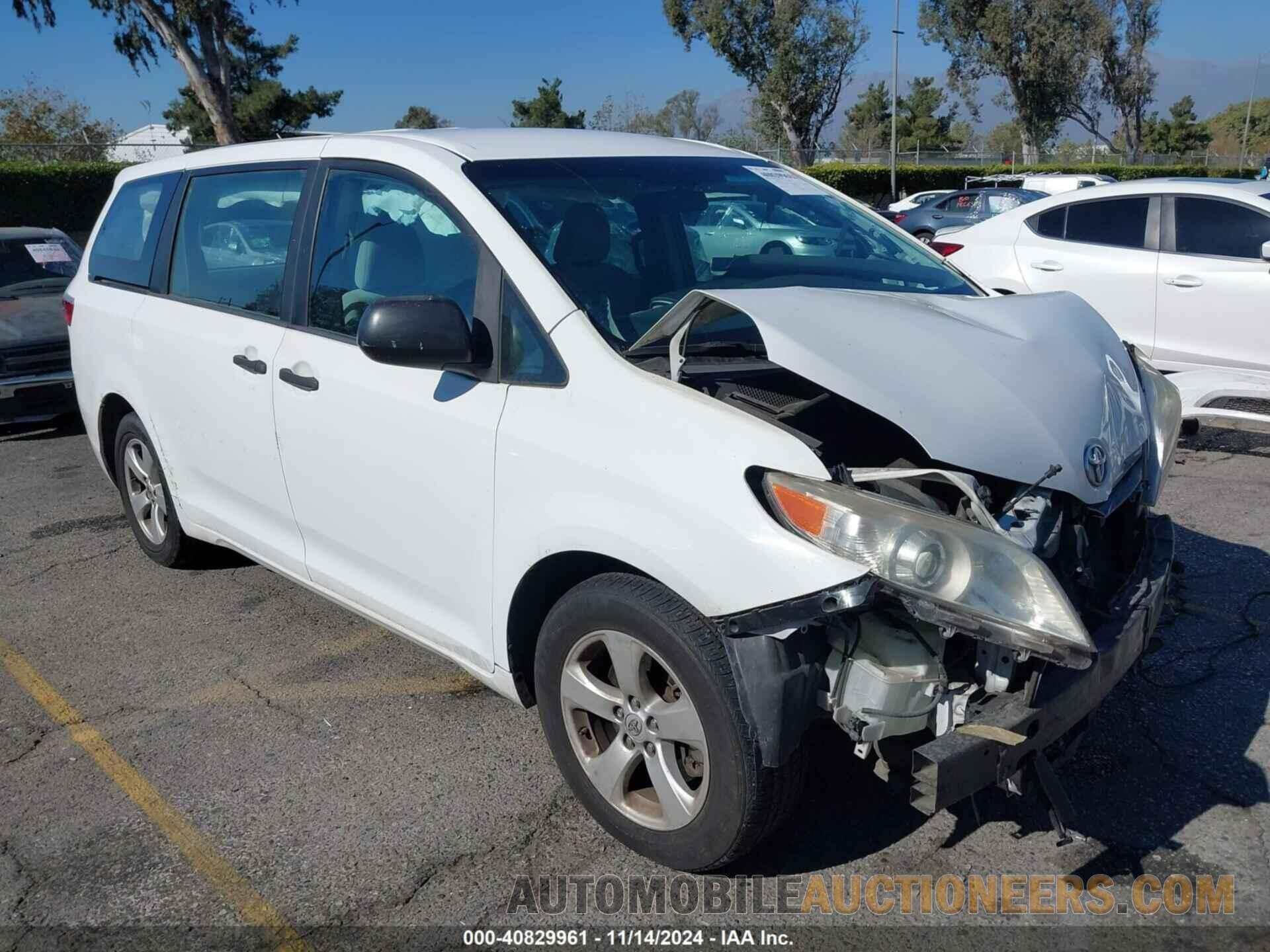 5TDZZ3DC3HS870546 TOYOTA SIENNA 2017