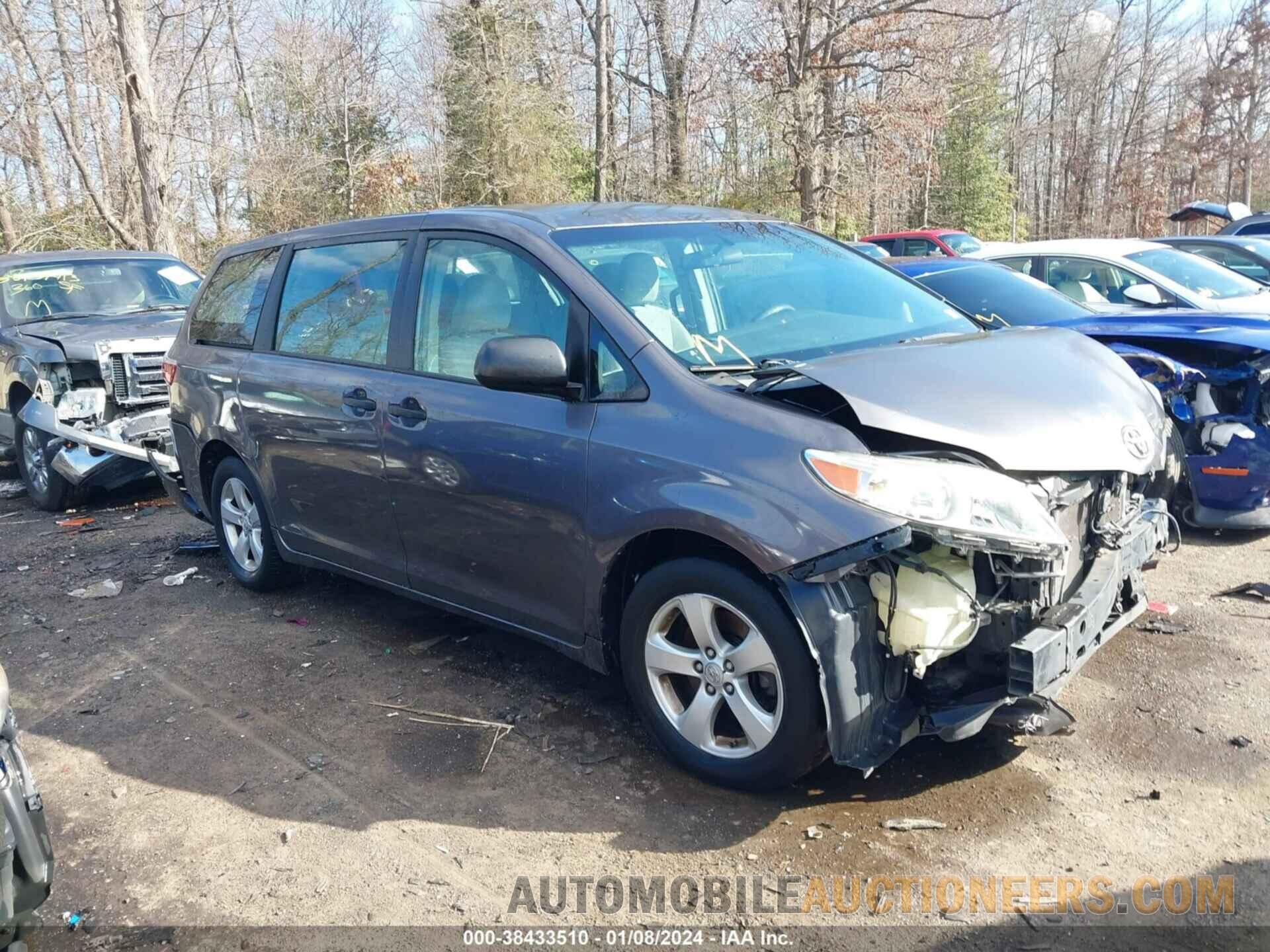 5TDZZ3DC4HS799857 TOYOTA SIENNA 2017