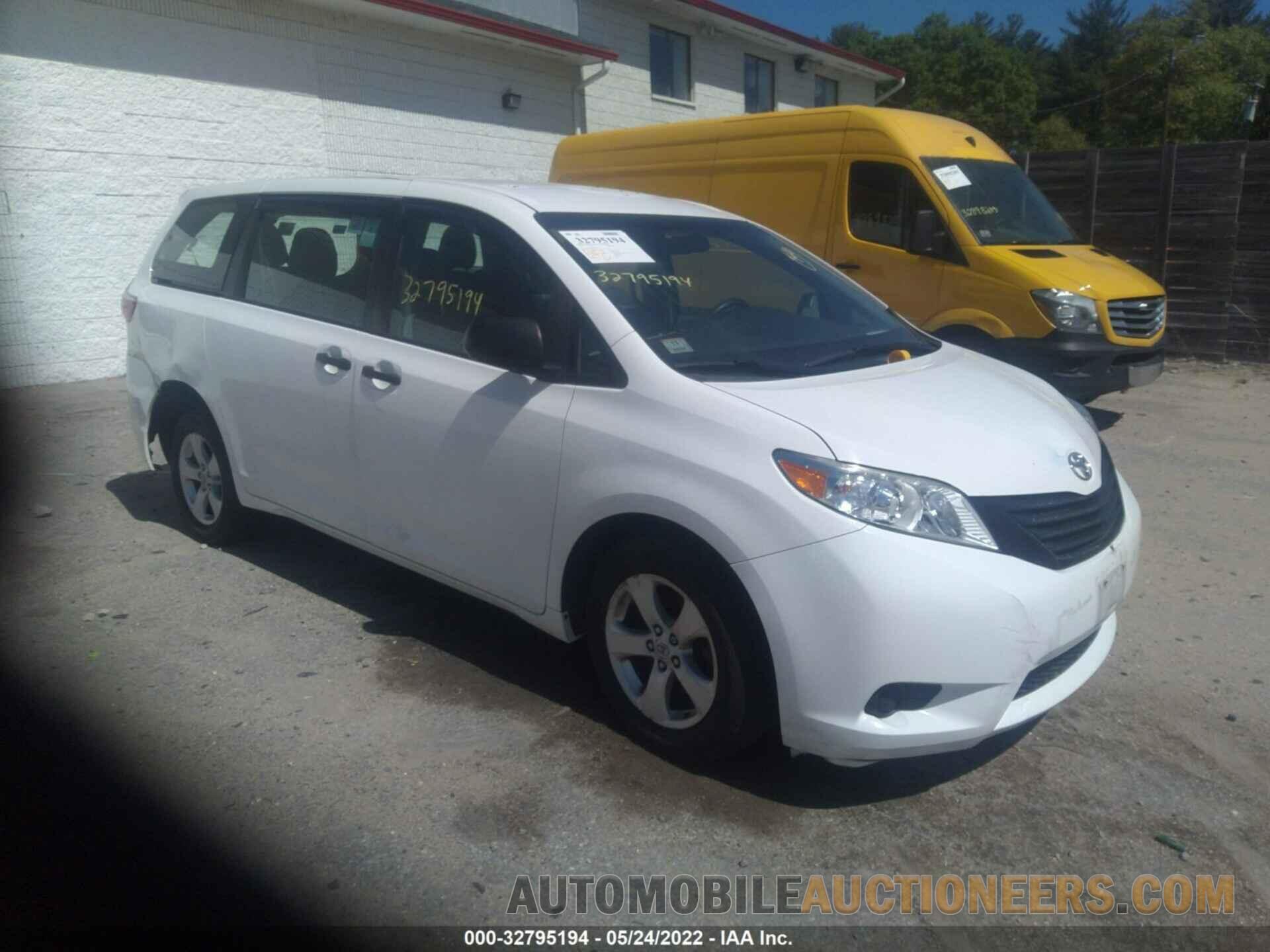 5TDZZ3DC4HS896606 TOYOTA SIENNA 2017