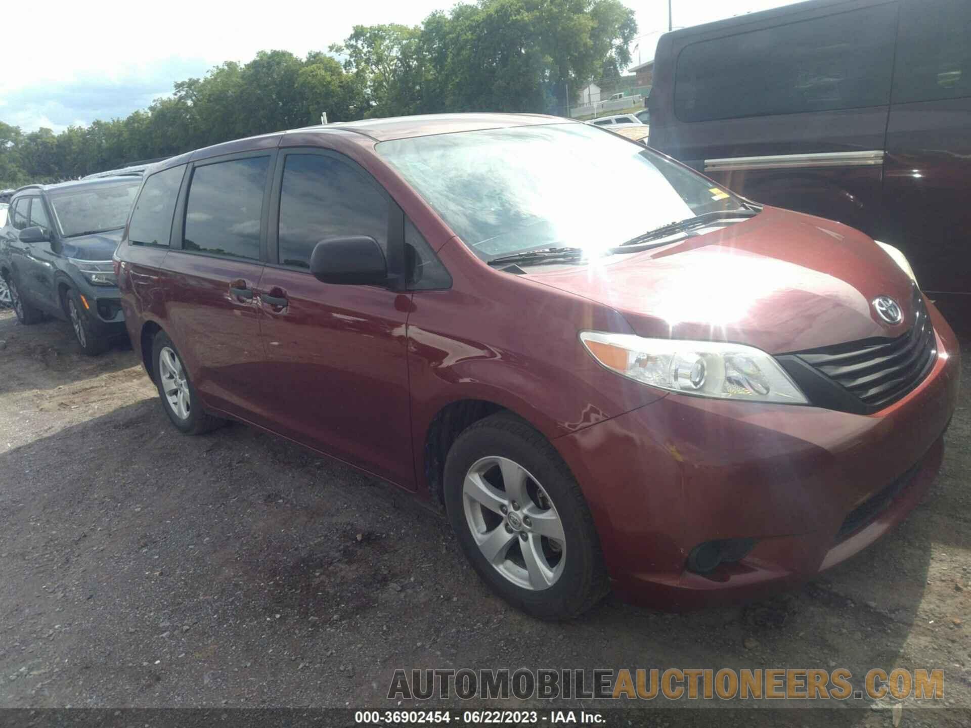 5TDZZ3DC5HS837290 TOYOTA SIENNA 2017