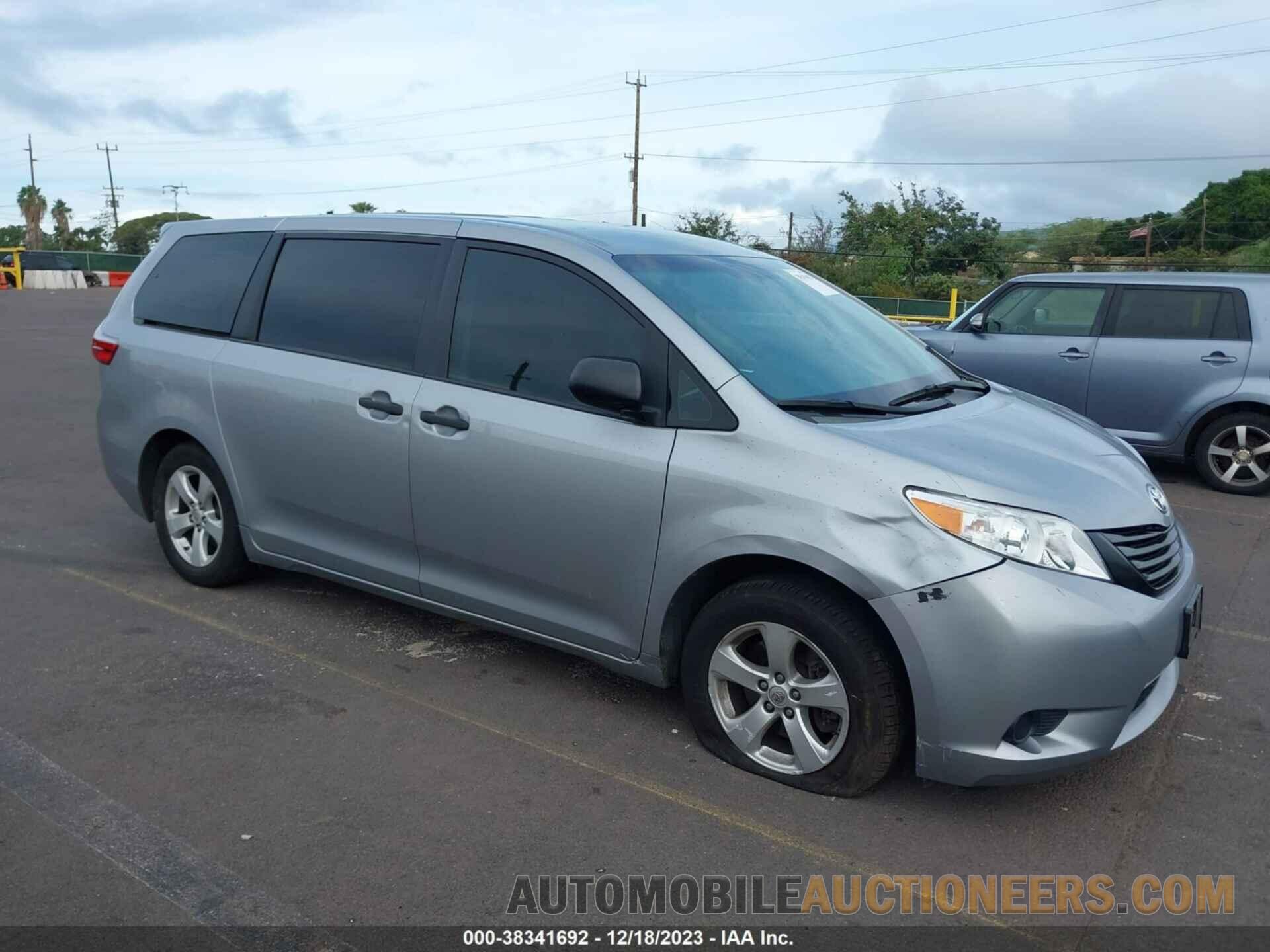 5TDZZ3DC5HS840299 TOYOTA SIENNA 2017