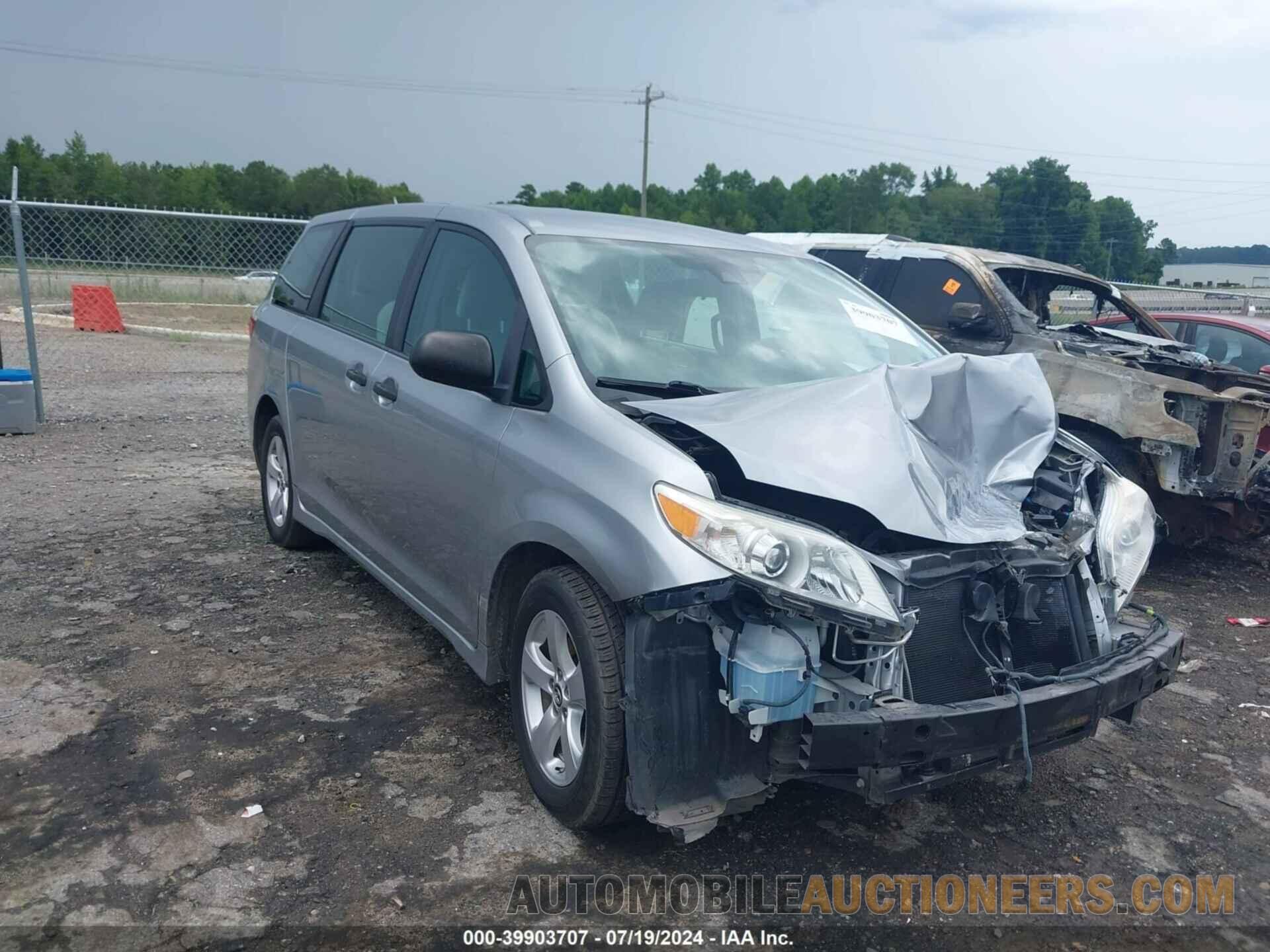 5TDZZ3DC5JS916934 TOYOTA SIENNA 2018