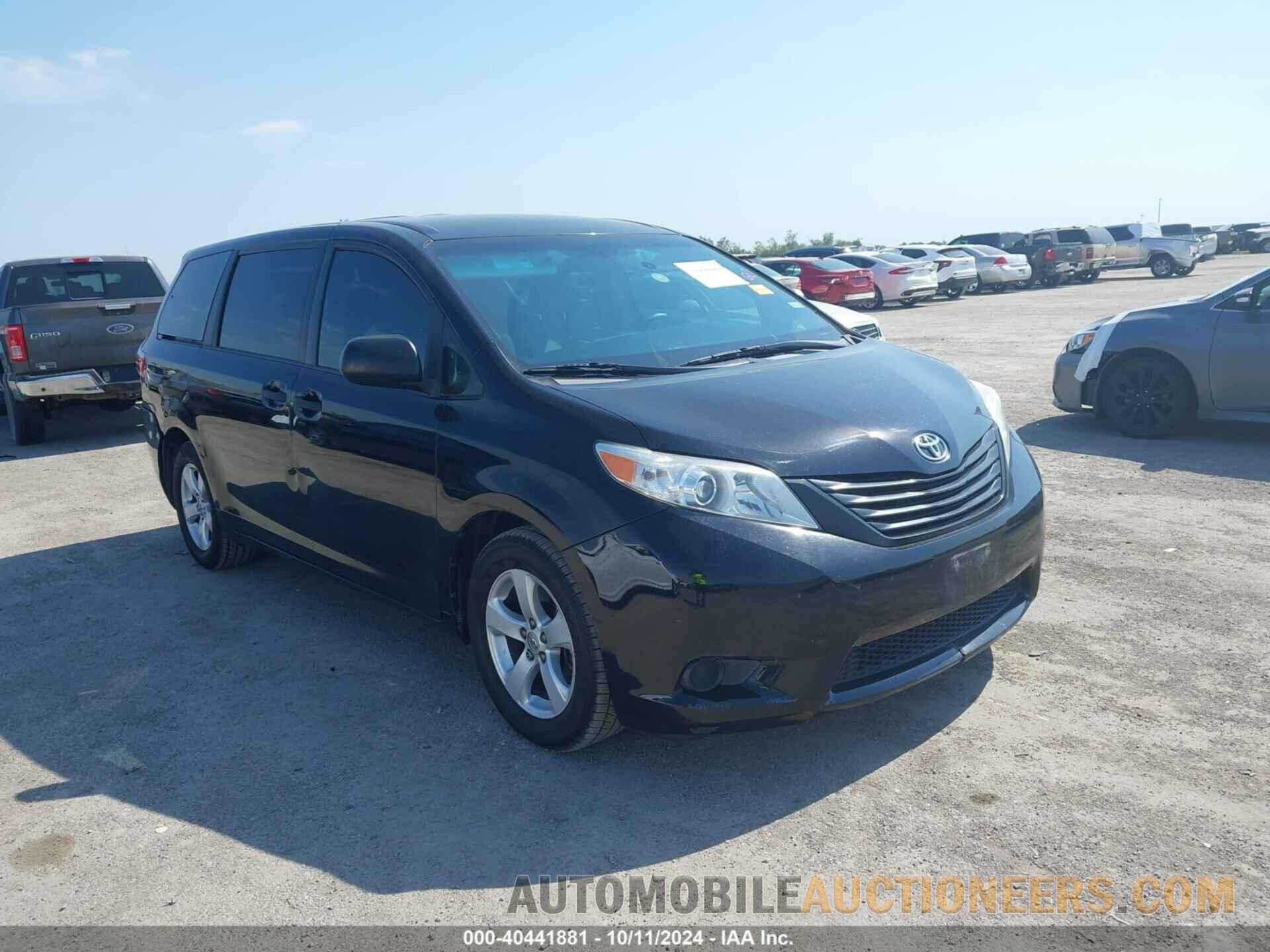 5TDZZ3DC6HS811863 TOYOTA SIENNA 2017