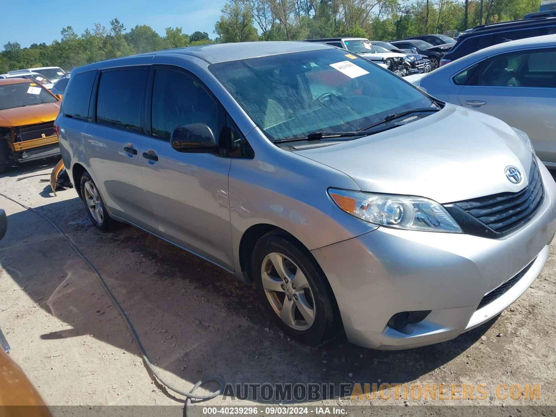 5TDZZ3DC6HS873831 TOYOTA SIENNA 2017