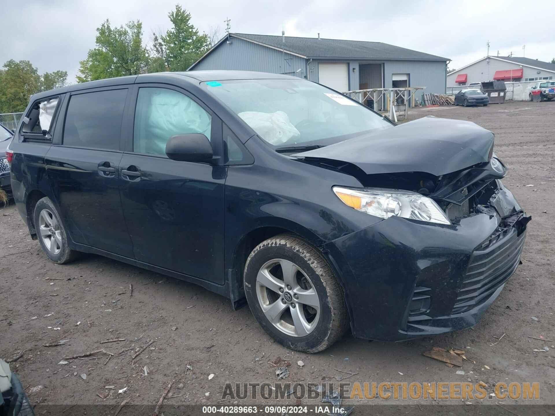 5TDZZ3DC6KS976741 TOYOTA SIENNA 2019