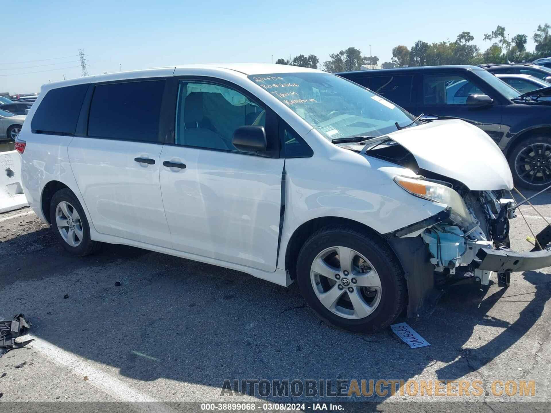 5TDZZ3DC6LS068730 TOYOTA SIENNA 2020