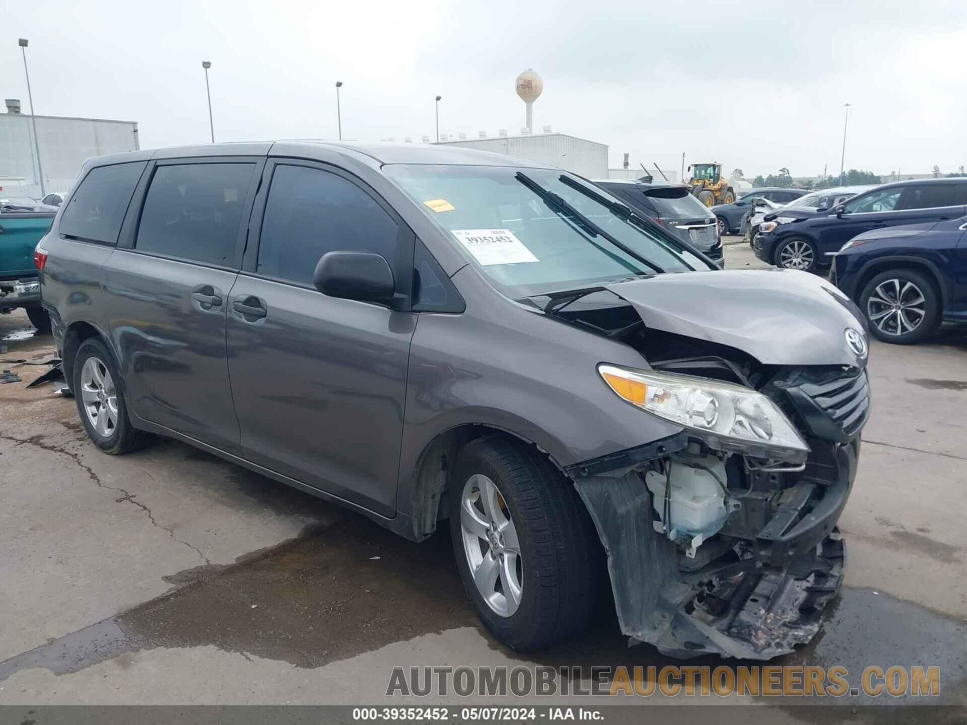 5TDZZ3DC7HS775746 TOYOTA SIENNA 2017