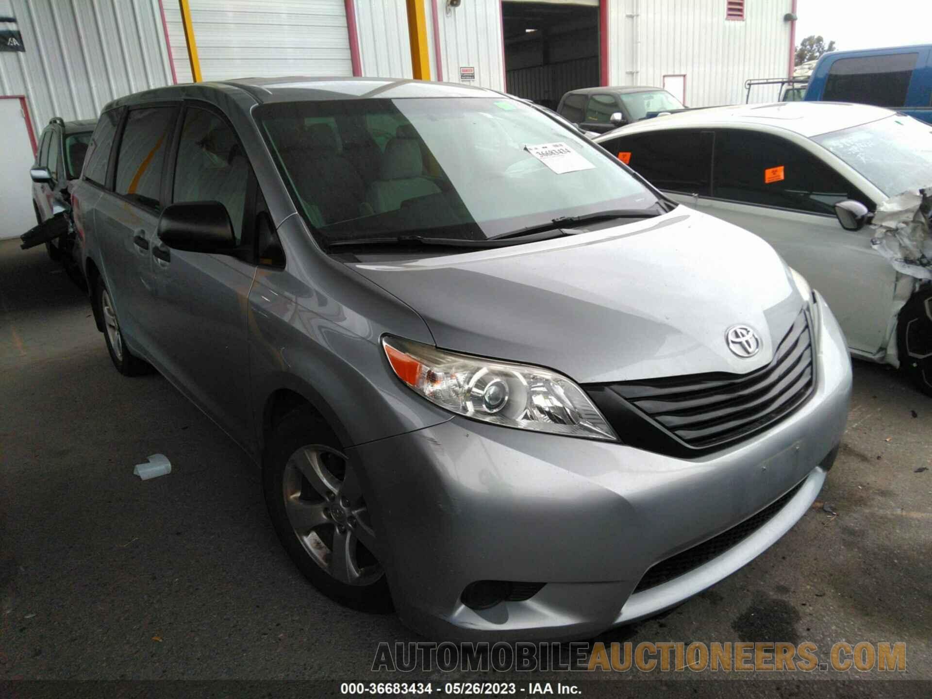 5TDZZ3DC7HS854432 TOYOTA SIENNA 2017