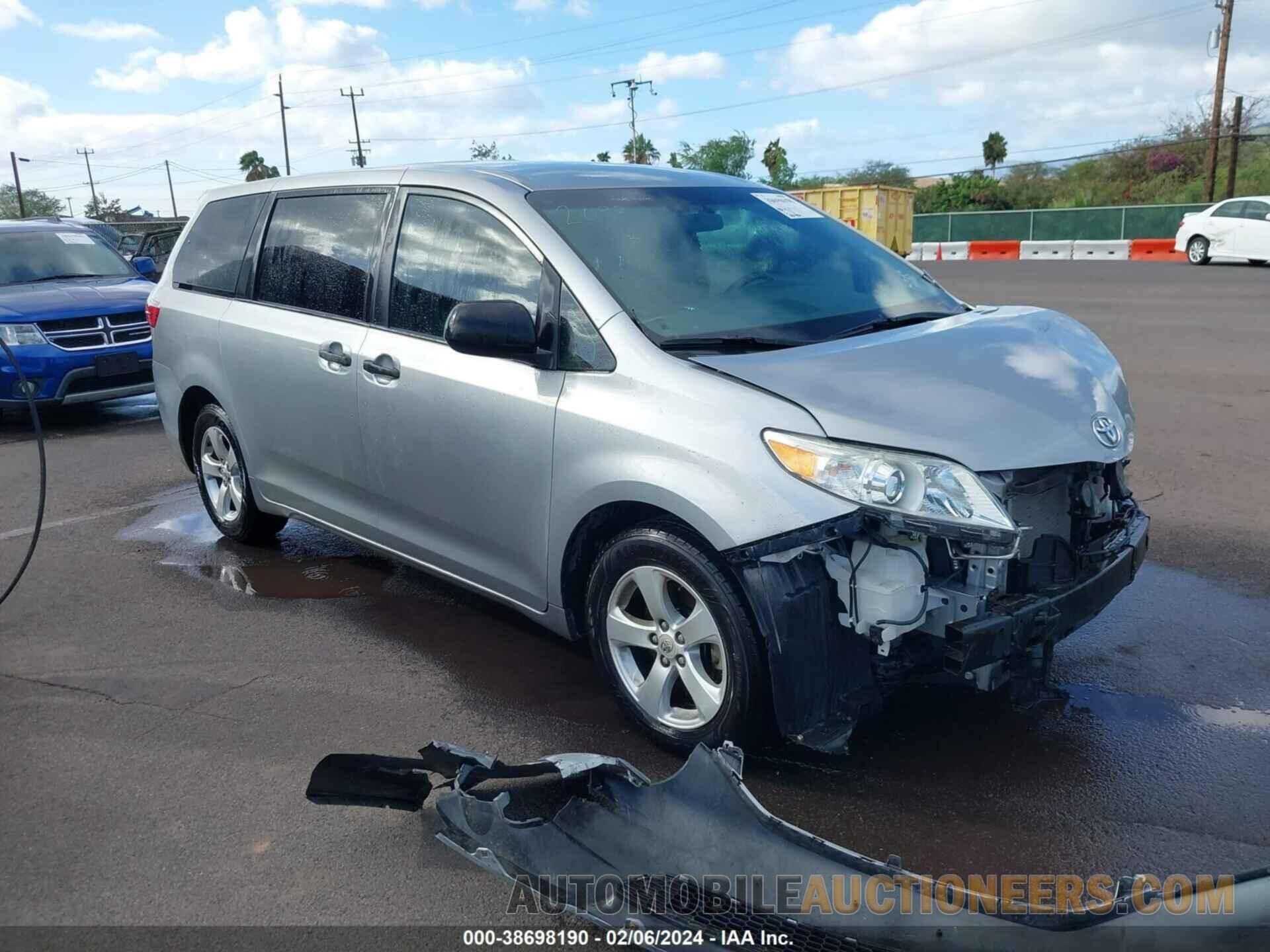 5TDZZ3DC7HS893330 TOYOTA SIENNA 2017