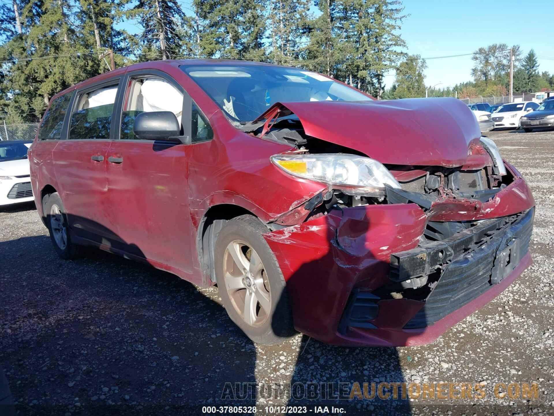 5TDZZ3DC7JS927076 TOYOTA SIENNA 2018