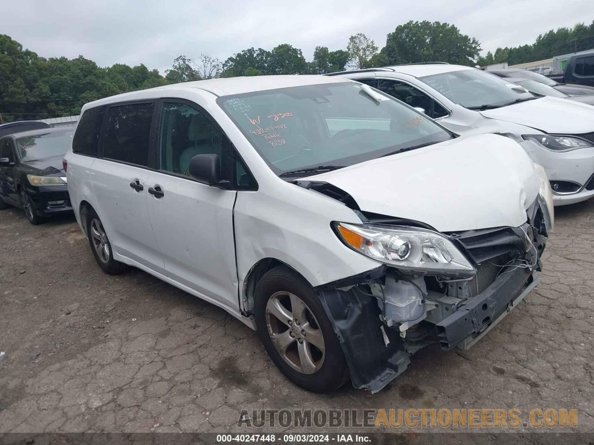 5TDZZ3DC7LS032058 TOYOTA SIENNA 2020