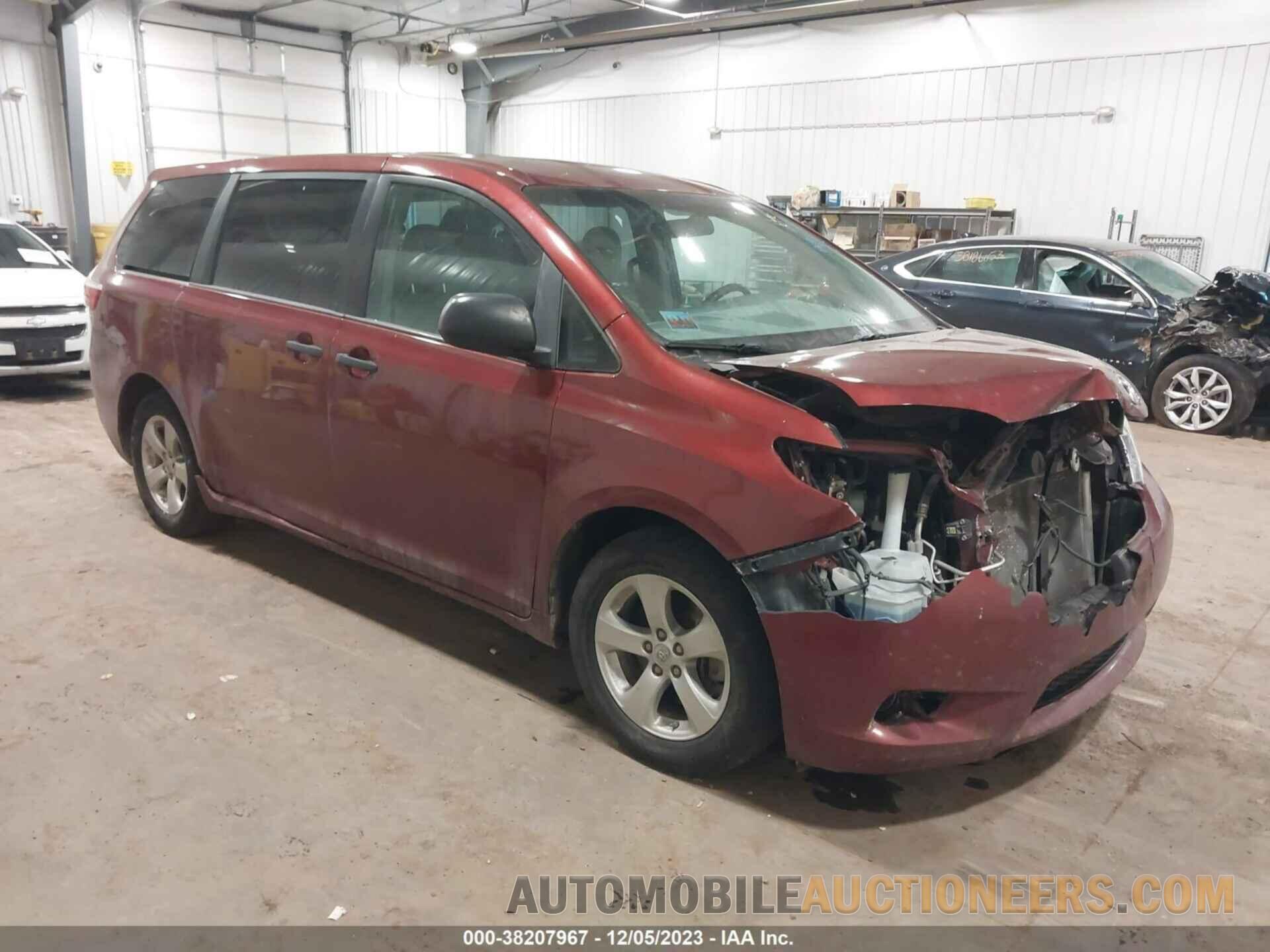 5TDZZ3DC8HS798145 TOYOTA SIENNA 2017