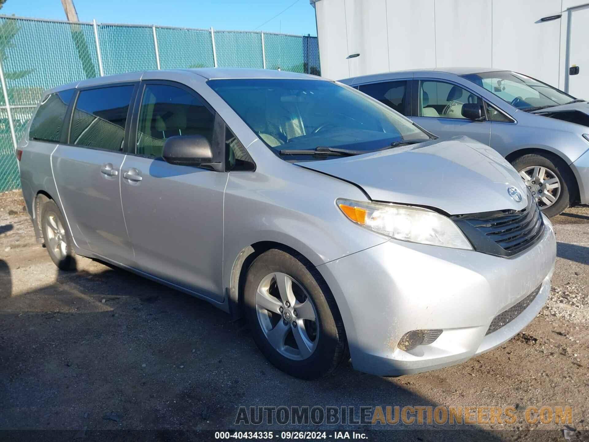 5TDZZ3DC8HS830530 TOYOTA SIENNA 2017