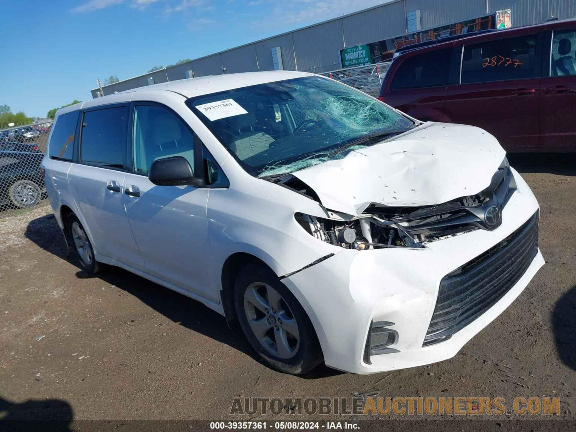 5TDZZ3DC8KS974165 TOYOTA SIENNA 2019