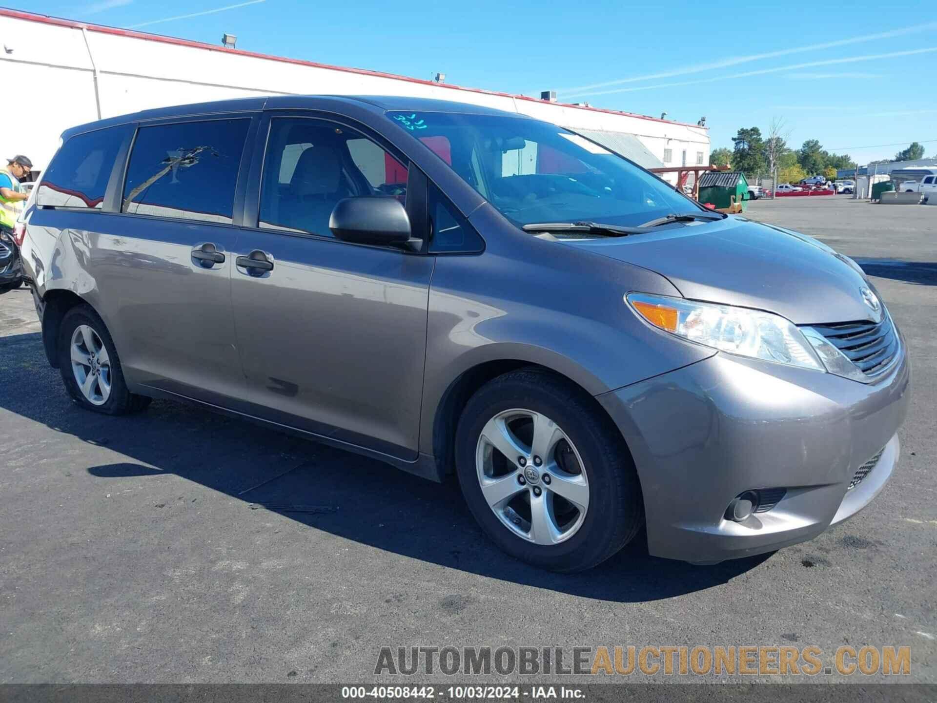 5TDZZ3DCXHS830027 TOYOTA SIENNA 2017