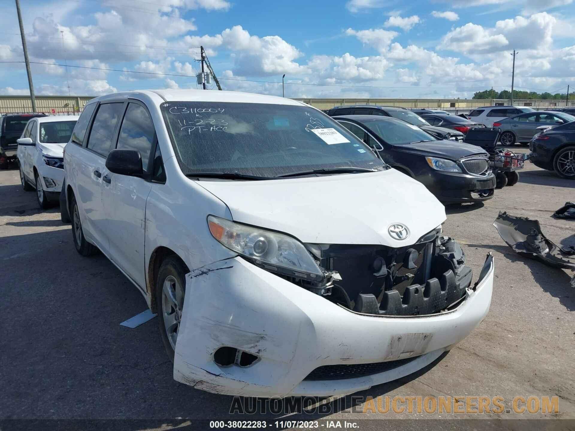 5TDZZ3DCXHS852383 TOYOTA SIENNA 2017