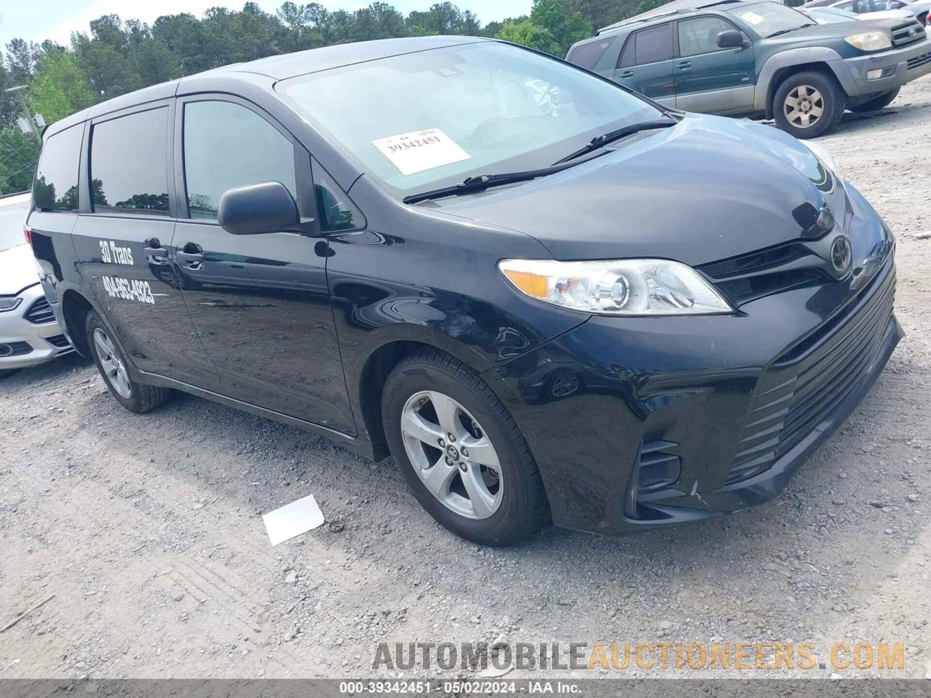 5TDZZ3DCXKS989878 TOYOTA SIENNA 2019