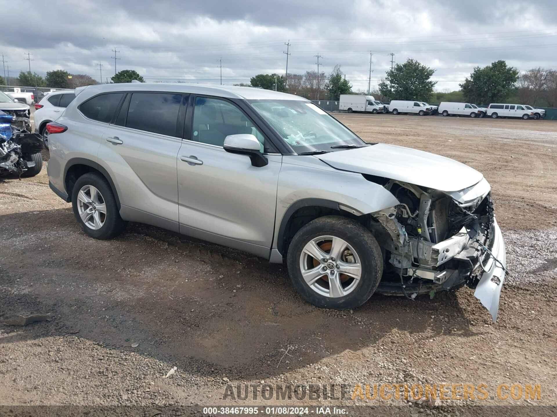 5TDZZRAH0MS524743 TOYOTA HIGHLANDER 2021