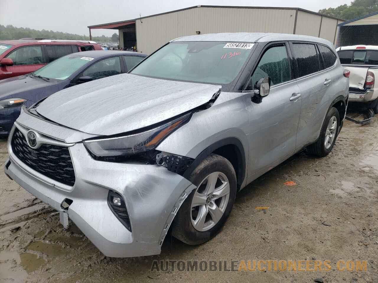 5TDZZRAH2NS107819 TOYOTA HIGHLANDER 2022