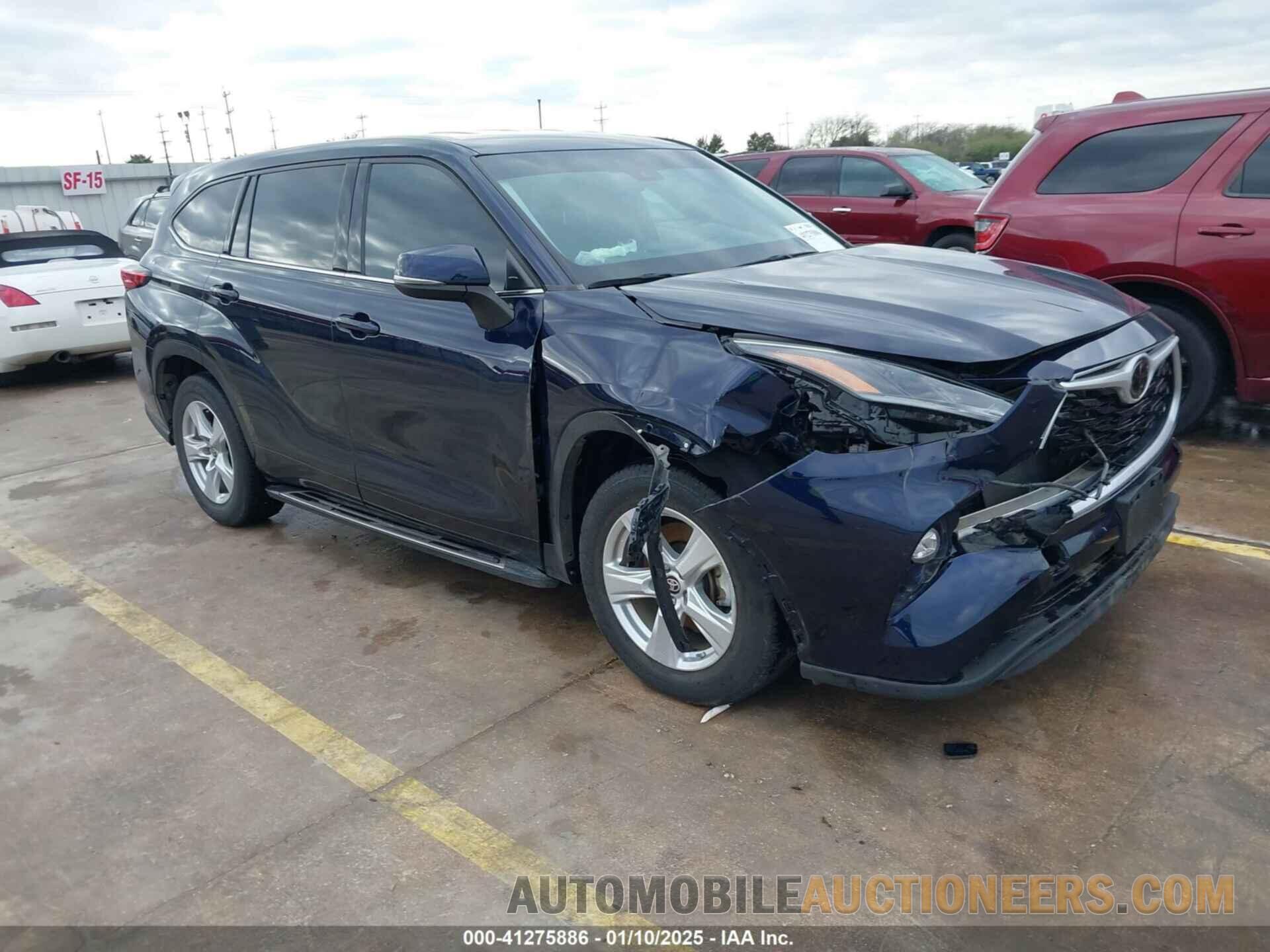 5TDZZRAH4MS525894 TOYOTA HIGHLANDER 2021