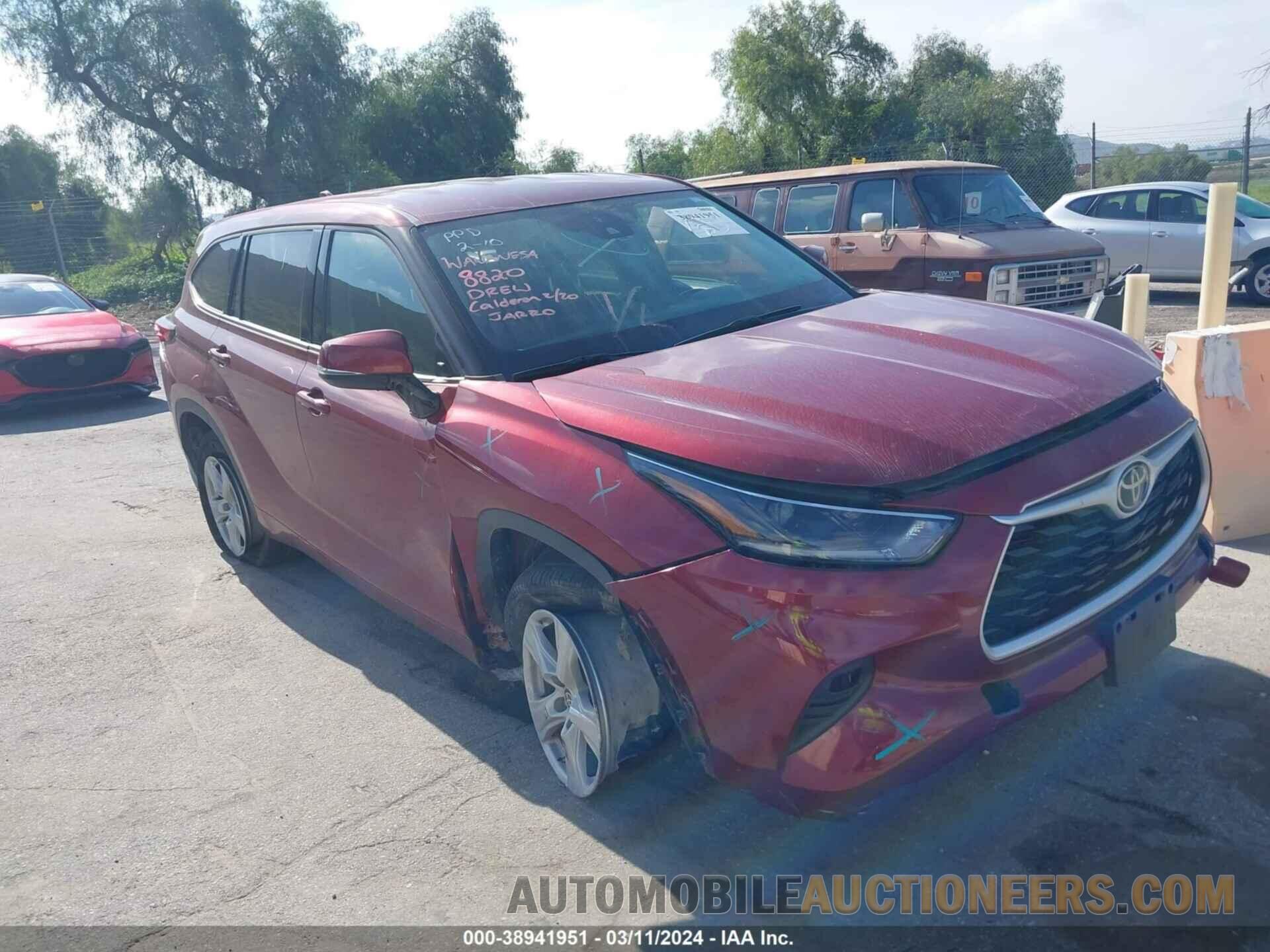 5TDZZRAH4MS528200 TOYOTA HIGHLANDER 2021