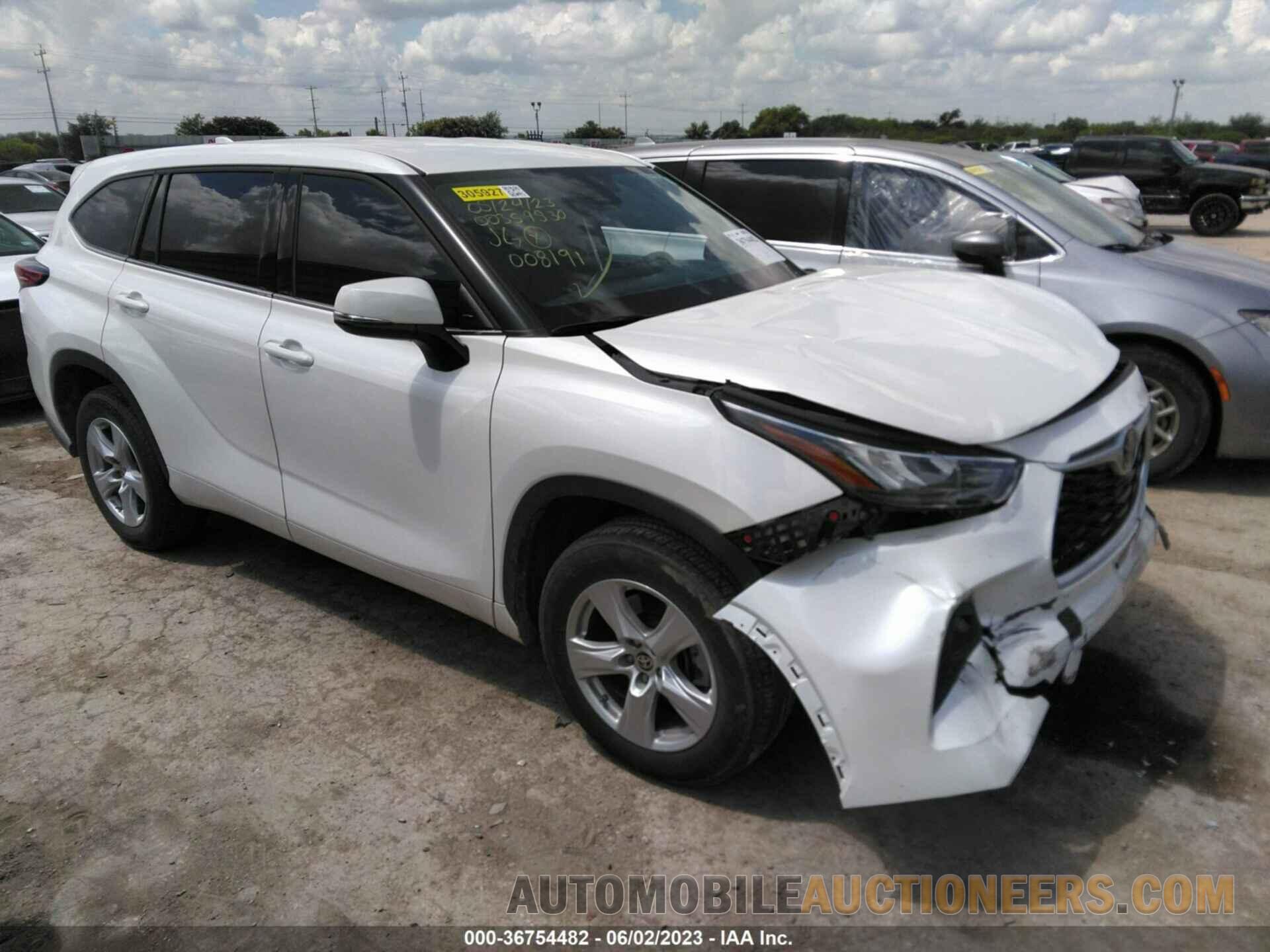 5TDZZRAH6LS008191 TOYOTA HIGHLANDER 2020