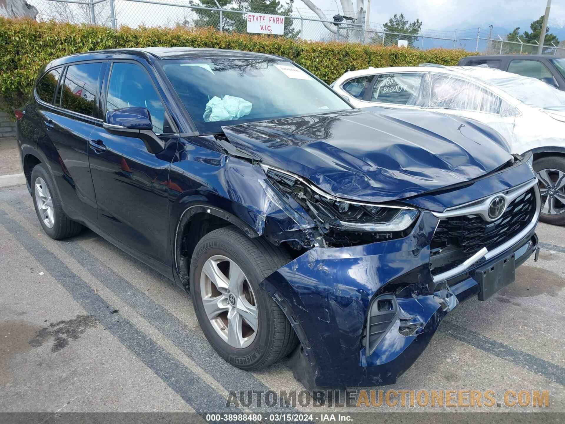 5TDZZRAH6MS516775 TOYOTA HIGHLANDER 2021