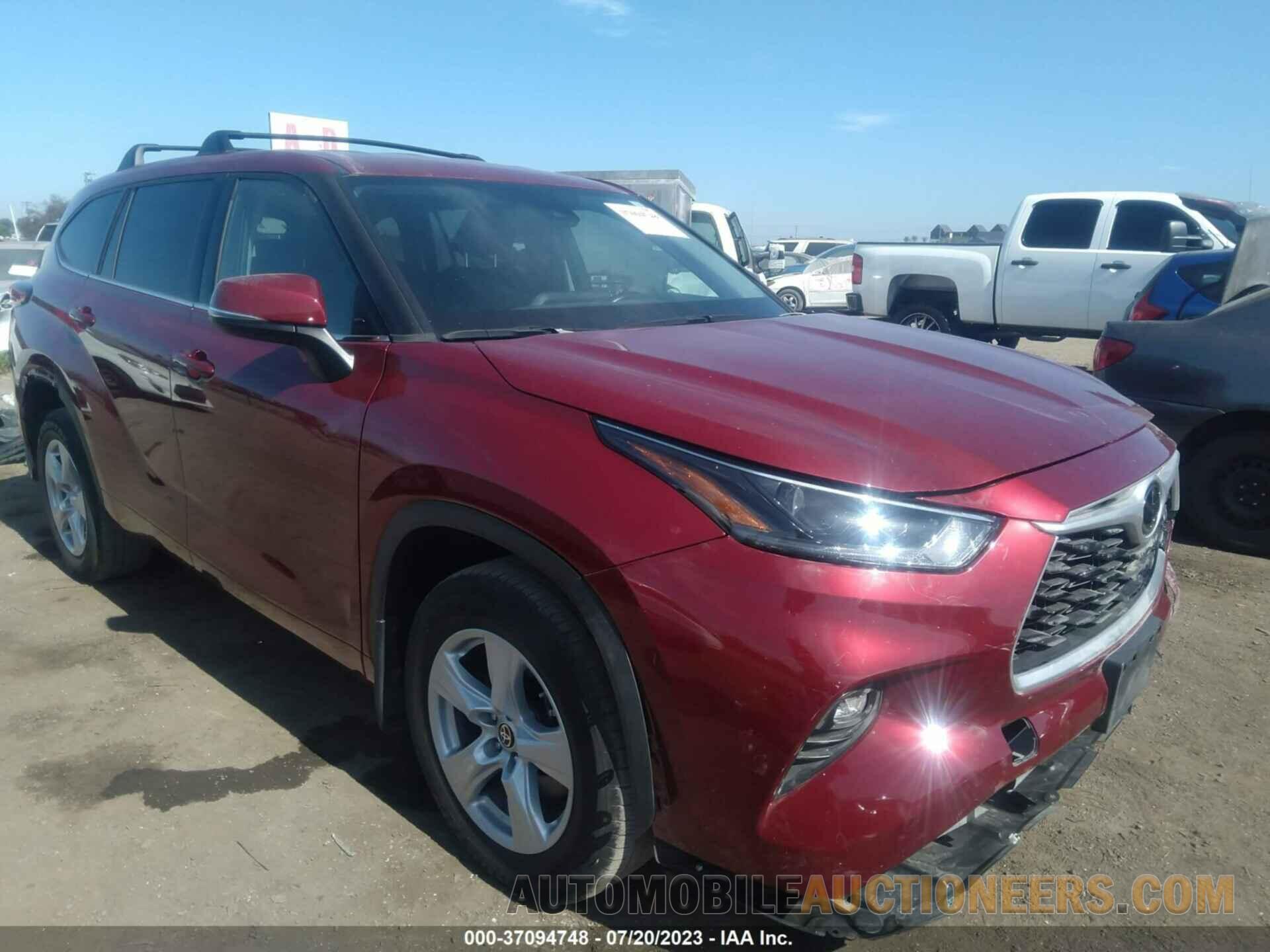 5TDZZRAH7MS522746 TOYOTA HIGHLANDER 2021