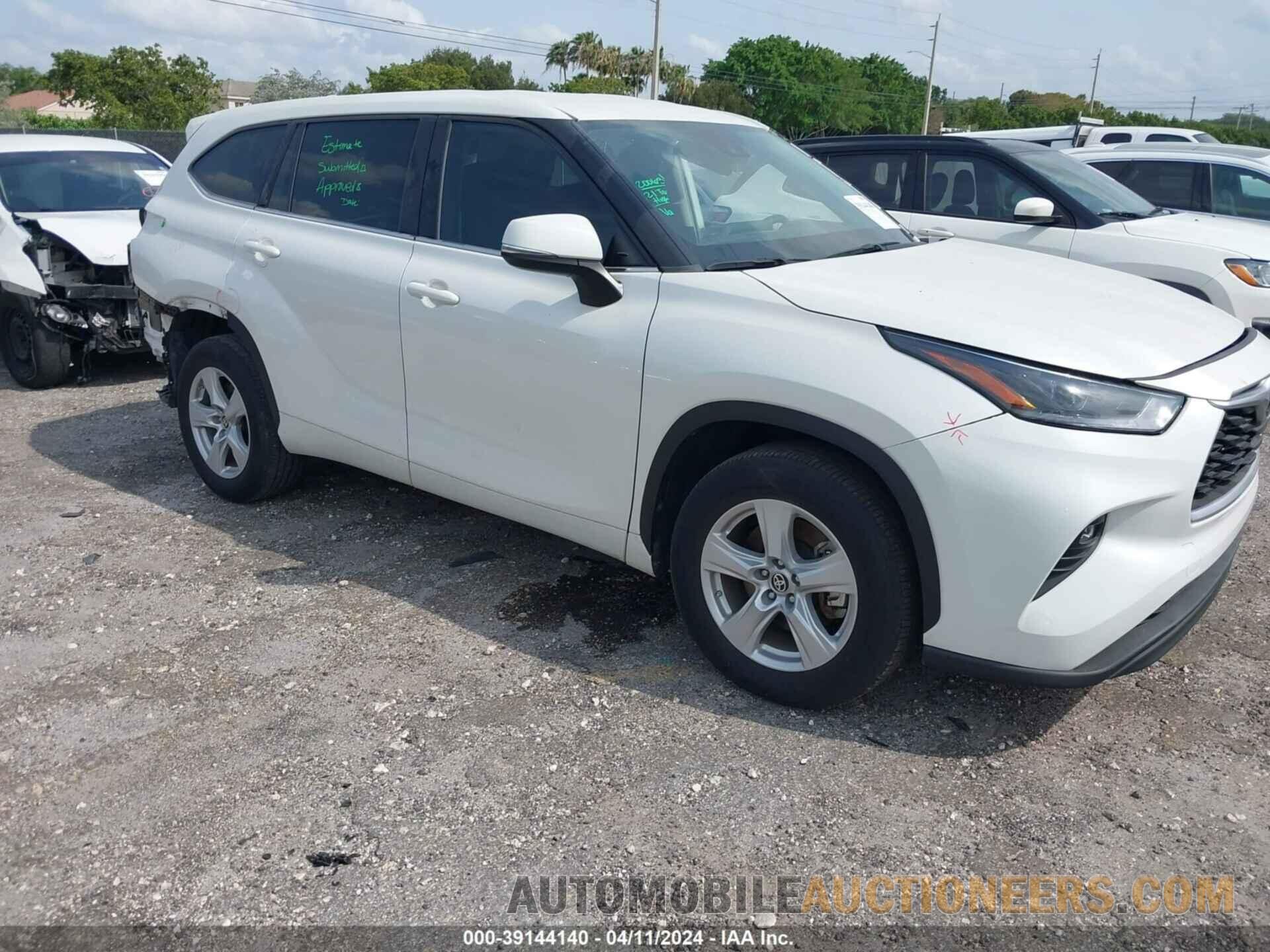 5TDZZRAH7MS530507 TOYOTA HIGHLANDER 2021