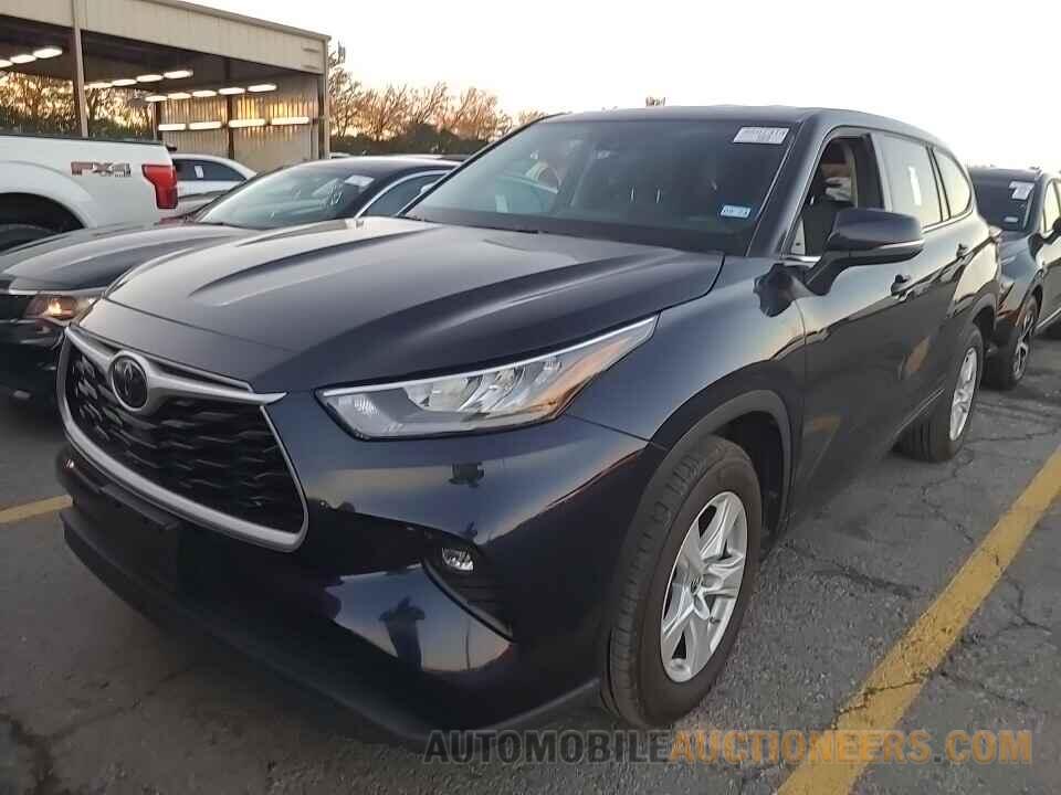 5TDZZRAHXLS029643 Toyota Highlander 2020