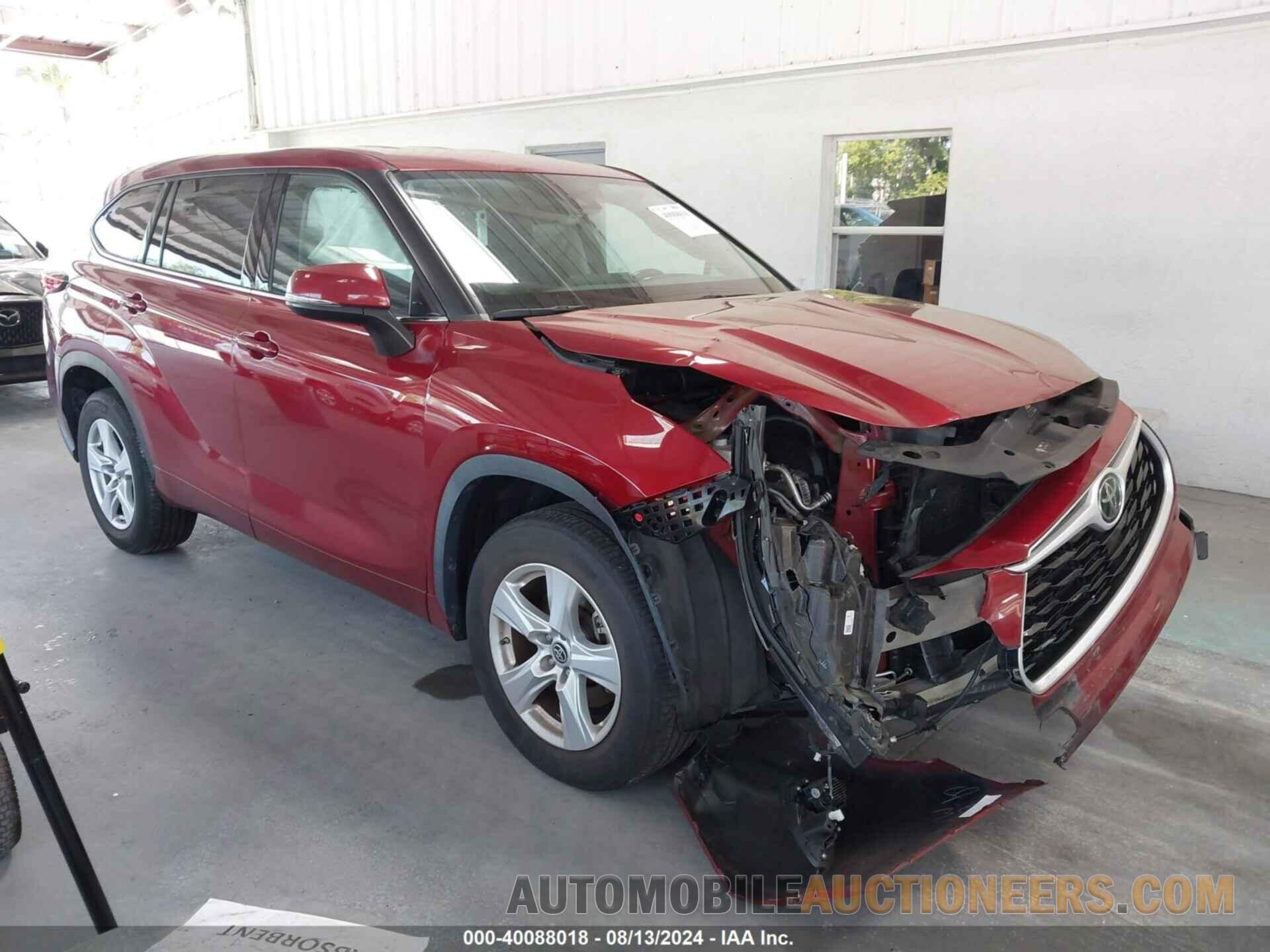 5TDZZRAHXLS506586 TOYOTA HIGHLANDER 2020