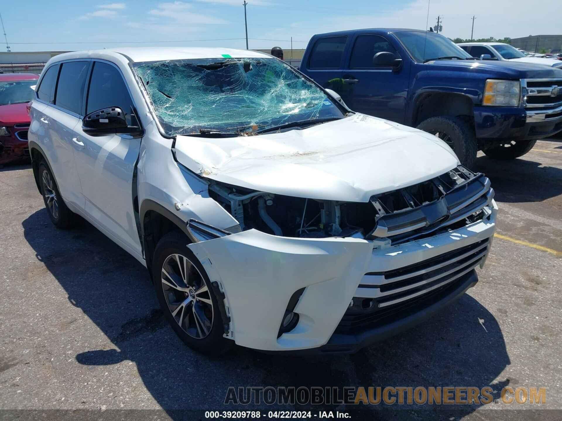 5TDZZRFH0HS195492 TOYOTA HIGHLANDER 2017