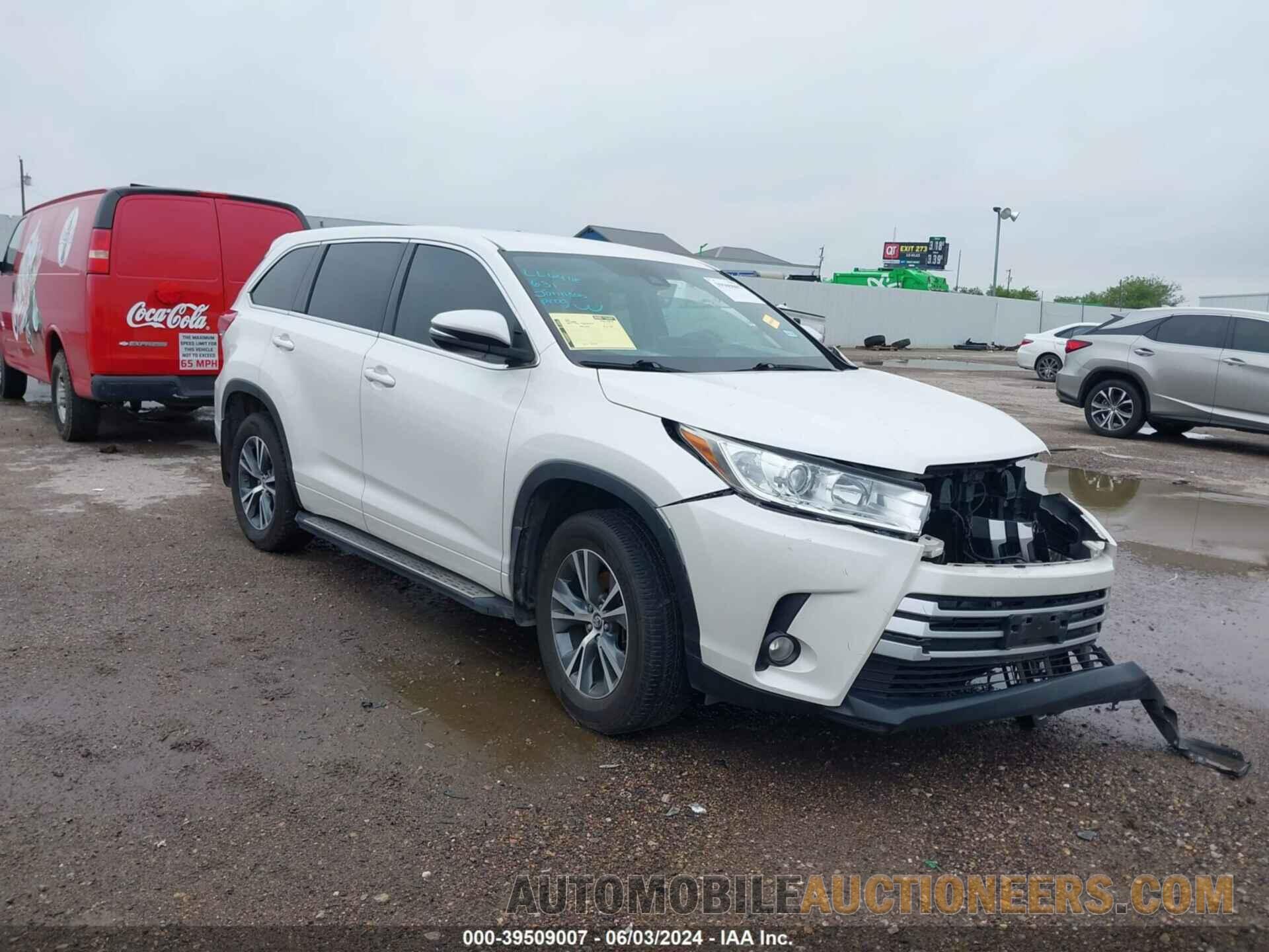 5TDZZRFH0HS226627 TOYOTA HIGHLANDER 2017