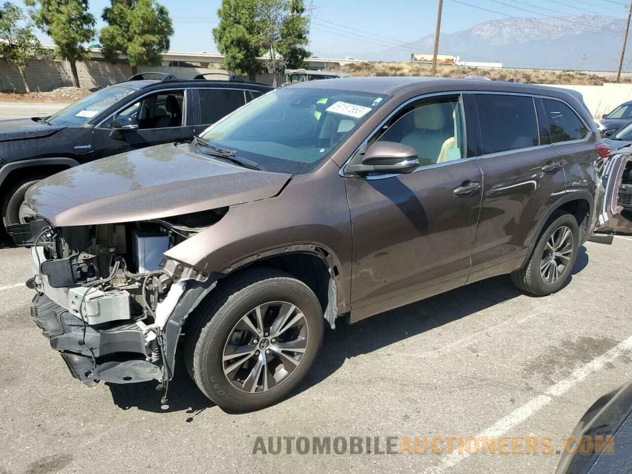 5TDZZRFH0HS231648 TOYOTA HIGHLANDER 2017