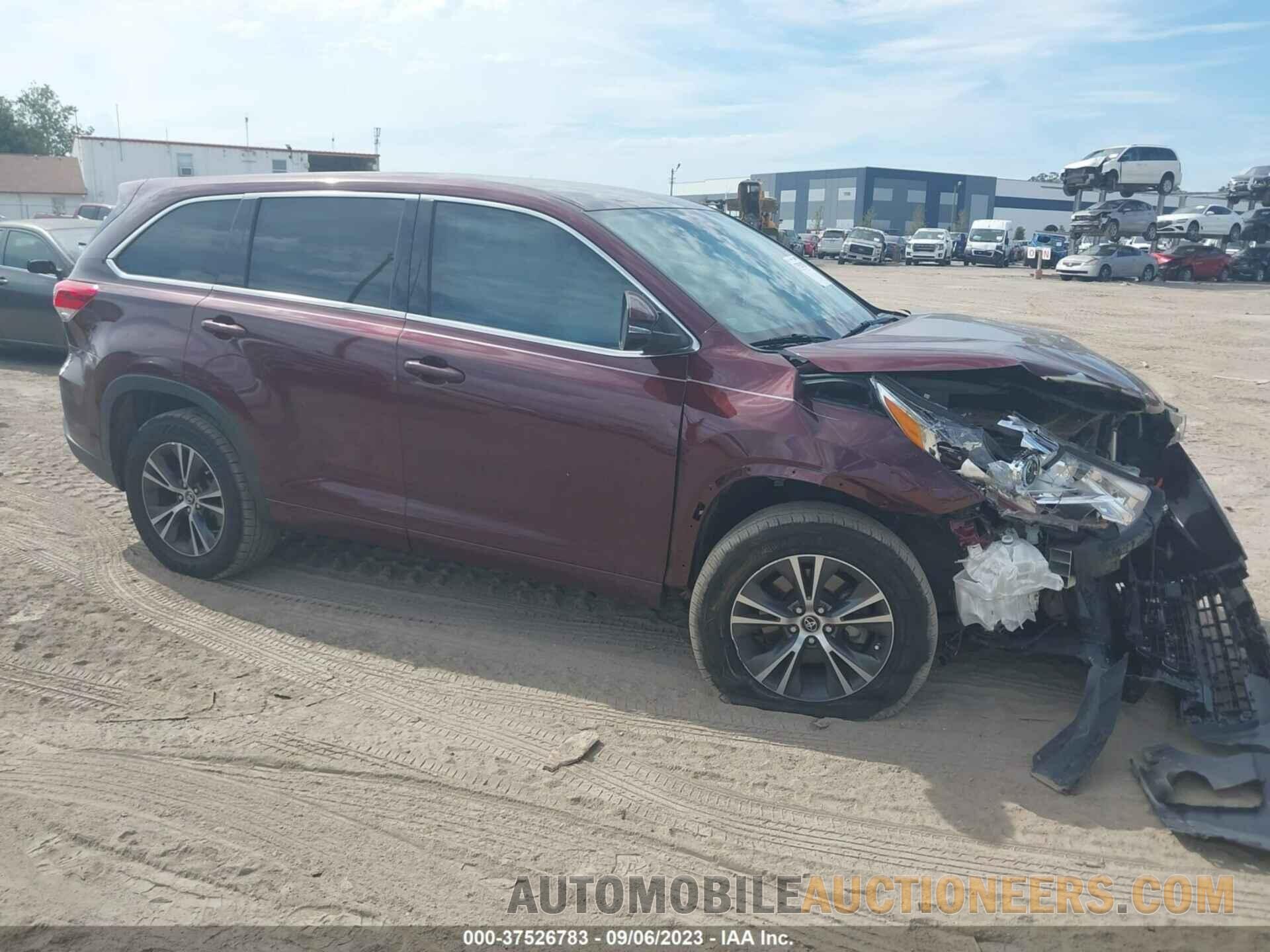 5TDZZRFH0JS257351 TOYOTA HIGHLANDER 2018