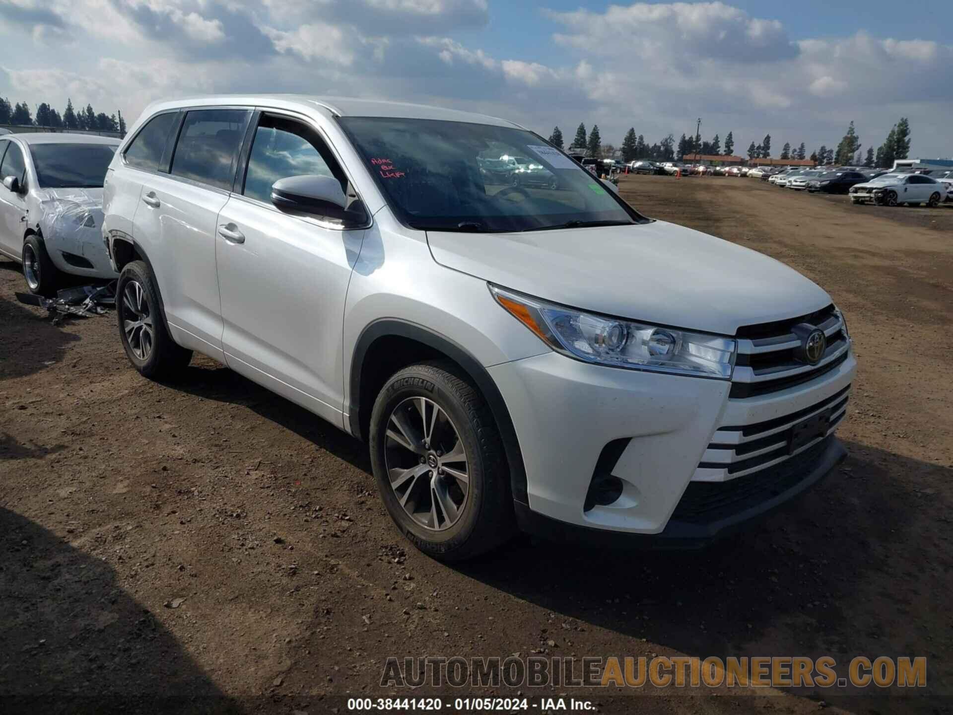 5TDZZRFH0JS270519 TOYOTA HIGHLANDER 2018