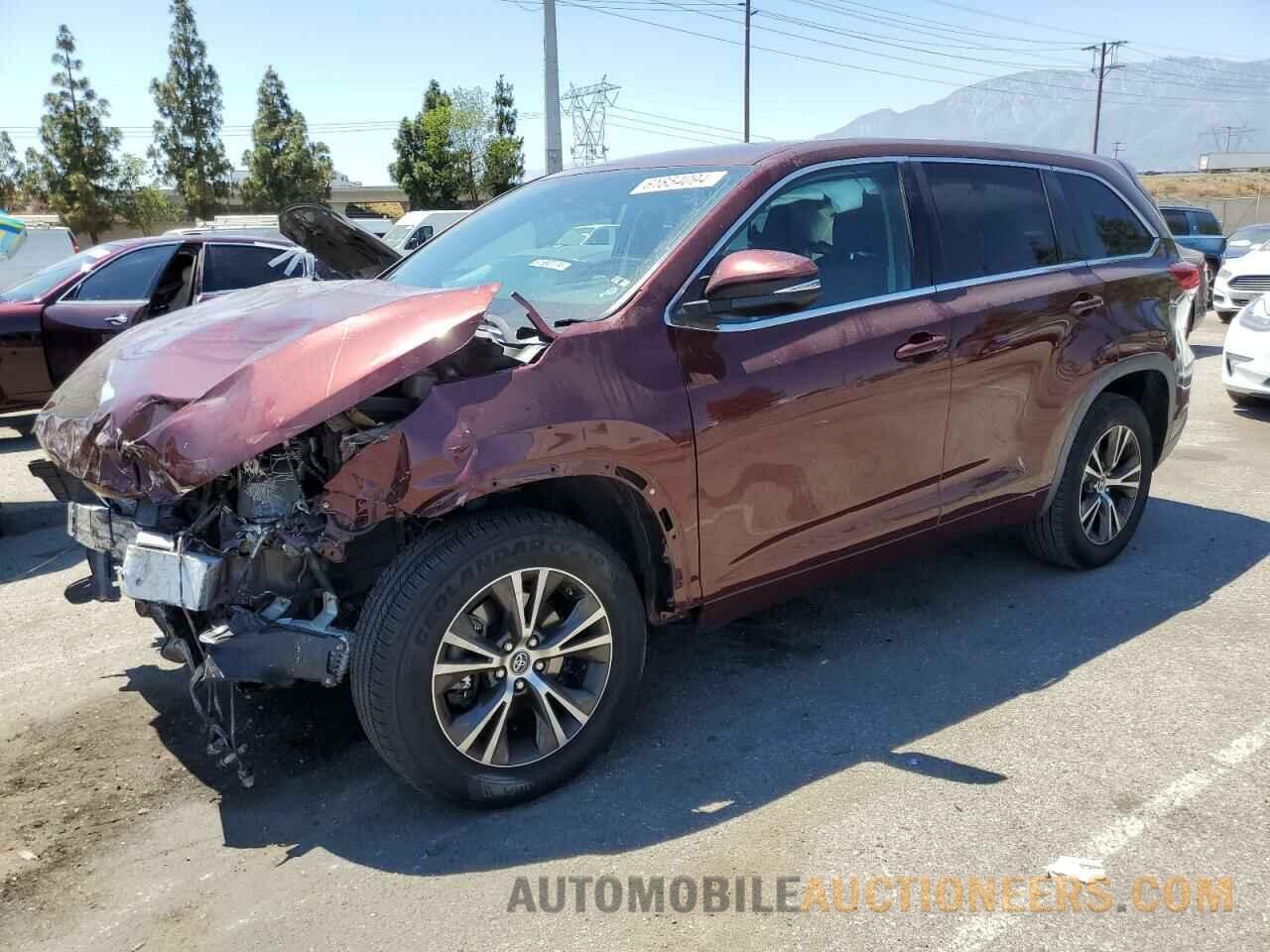 5TDZZRFH0JS275641 TOYOTA HIGHLANDER 2018