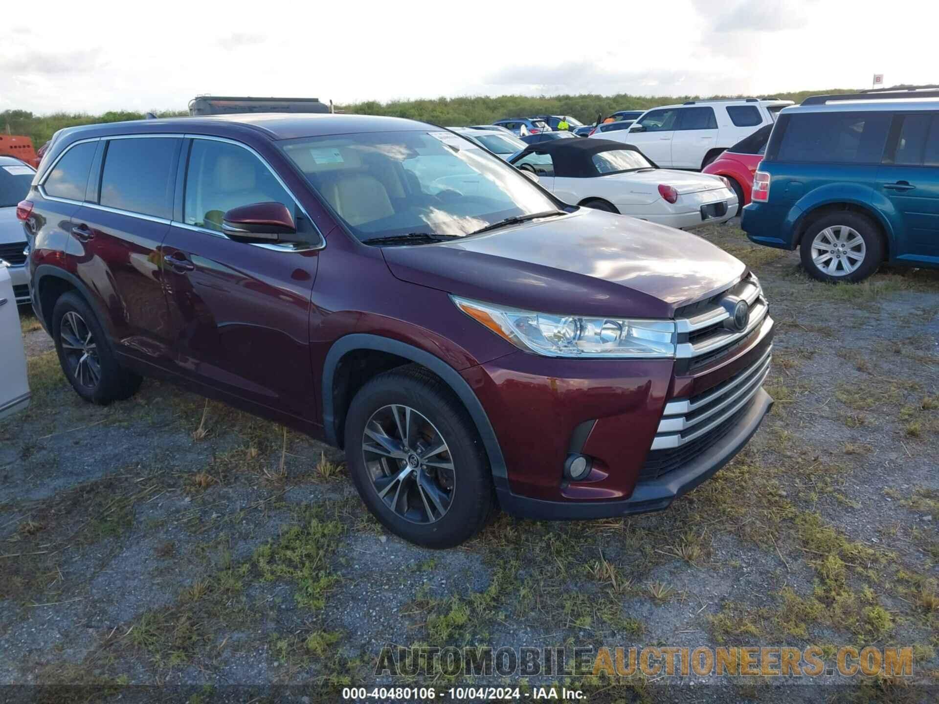 5TDZZRFH0JS282931 TOYOTA HIGHLANDER 2018