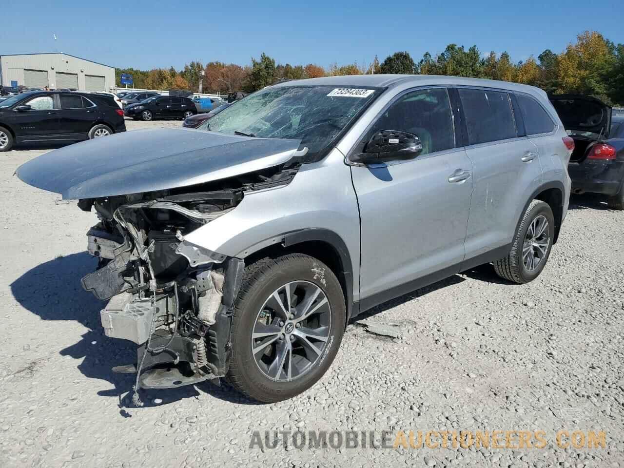 5TDZZRFH0KS301561 TOYOTA HIGHLANDER 2019