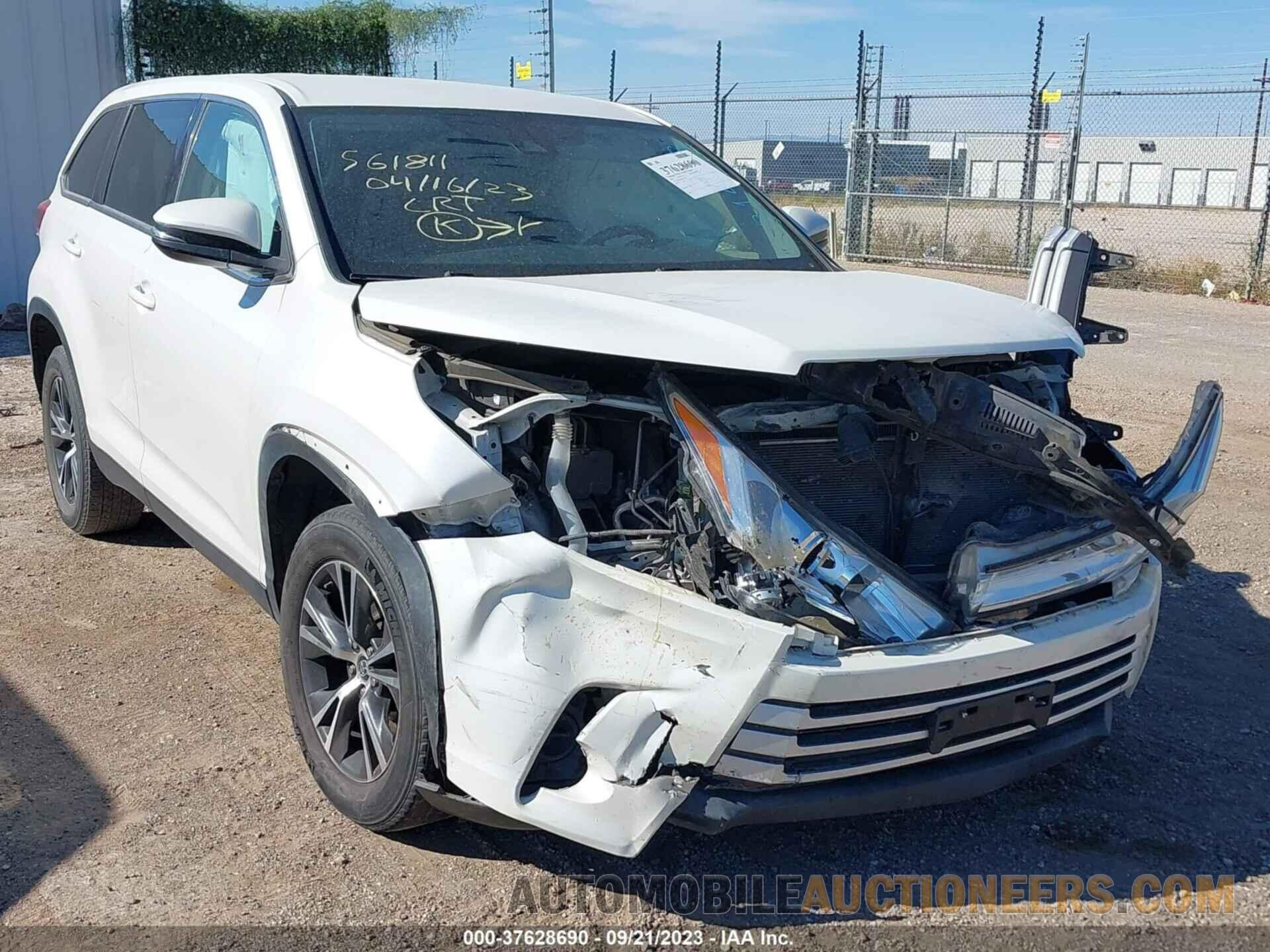 5TDZZRFH0KS314133 TOYOTA HIGHLANDER 2019