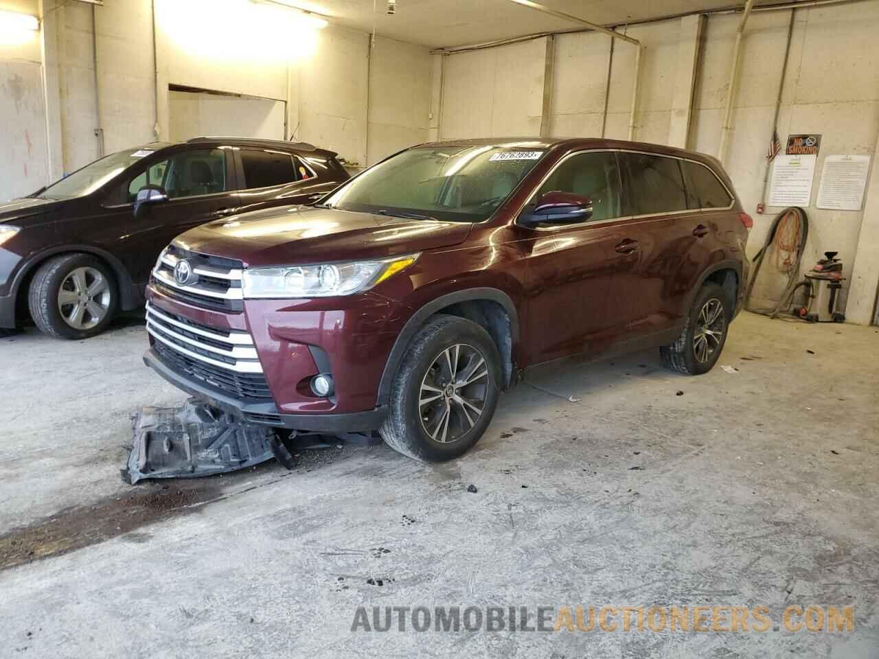 5TDZZRFH0KS326105 TOYOTA HIGHLANDER 2019