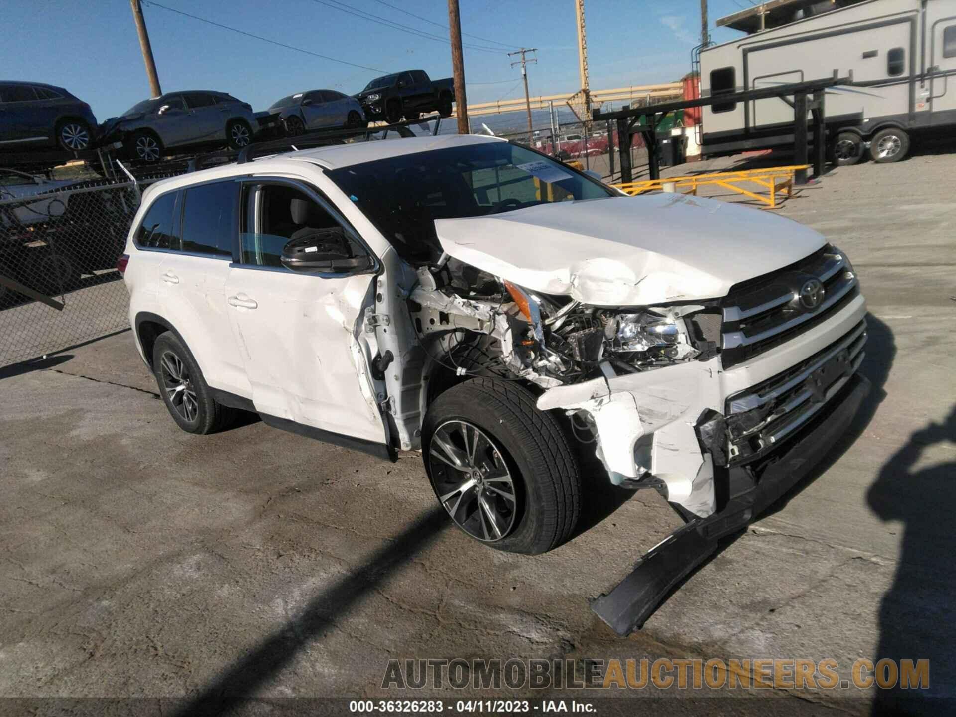 5TDZZRFH0KS340523 TOYOTA HIGHLANDER 2019