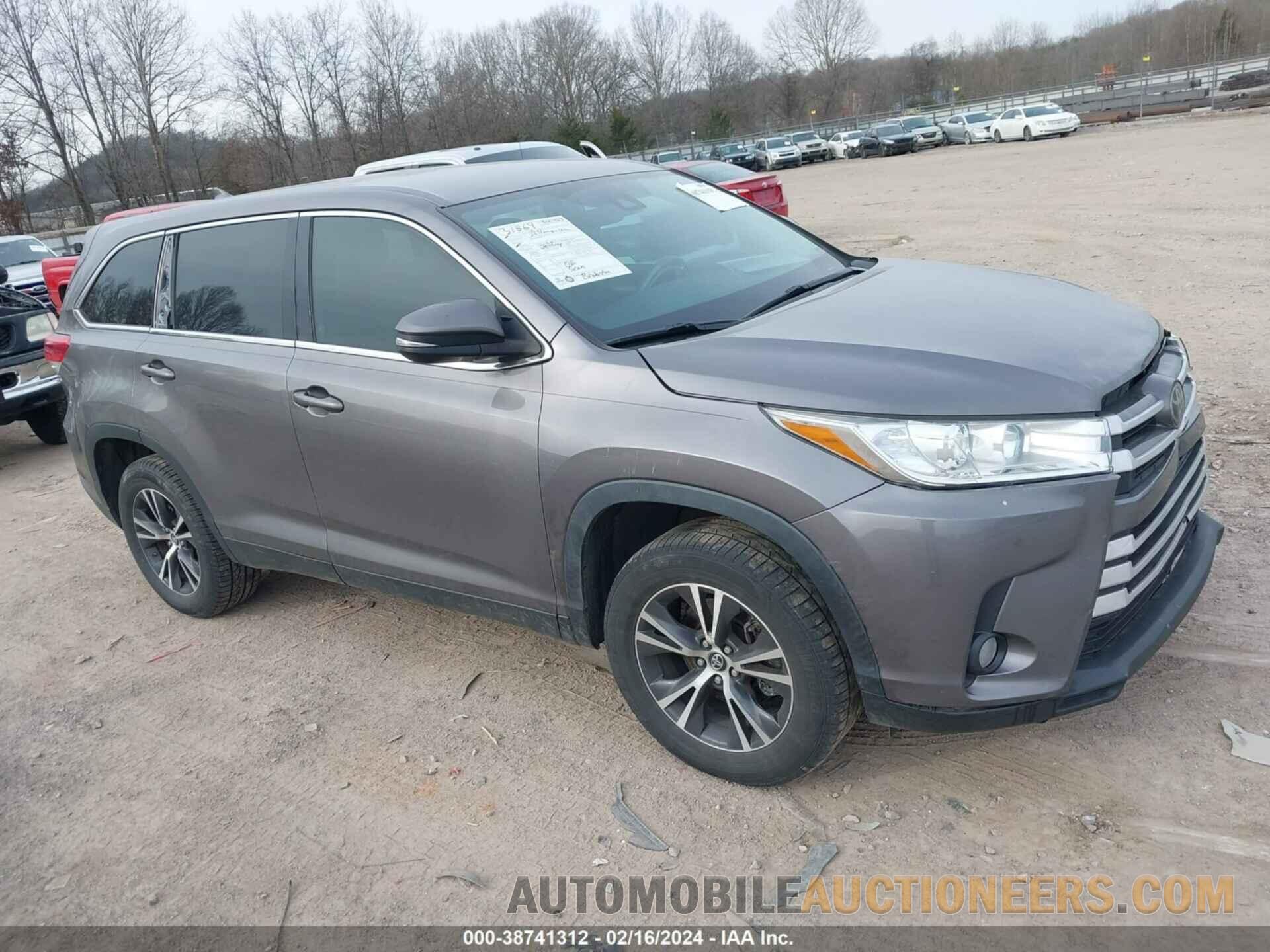 5TDZZRFH0KS351179 TOYOTA HIGHLANDER 2019