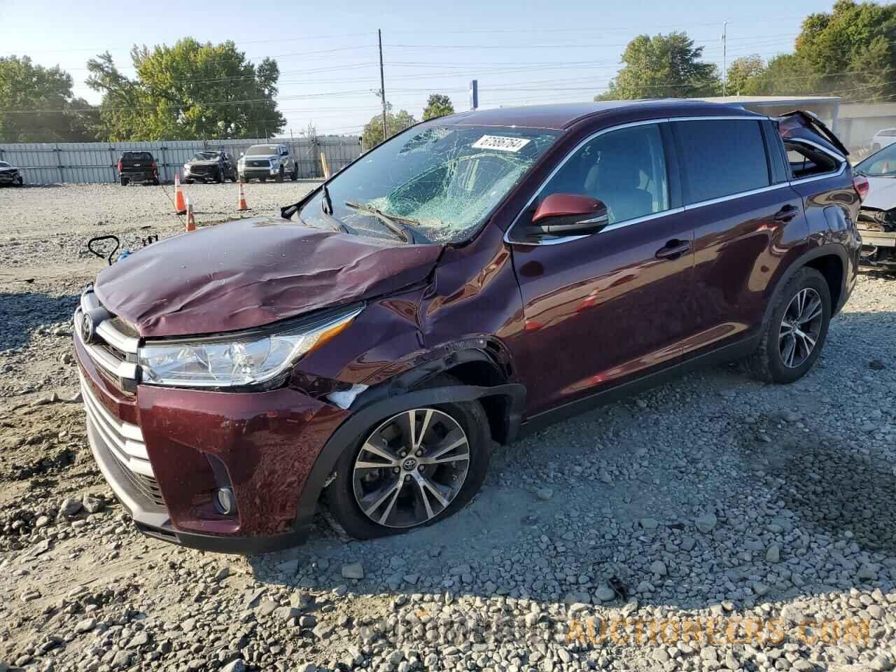 5TDZZRFH0KS354681 TOYOTA HIGHLANDER 2019